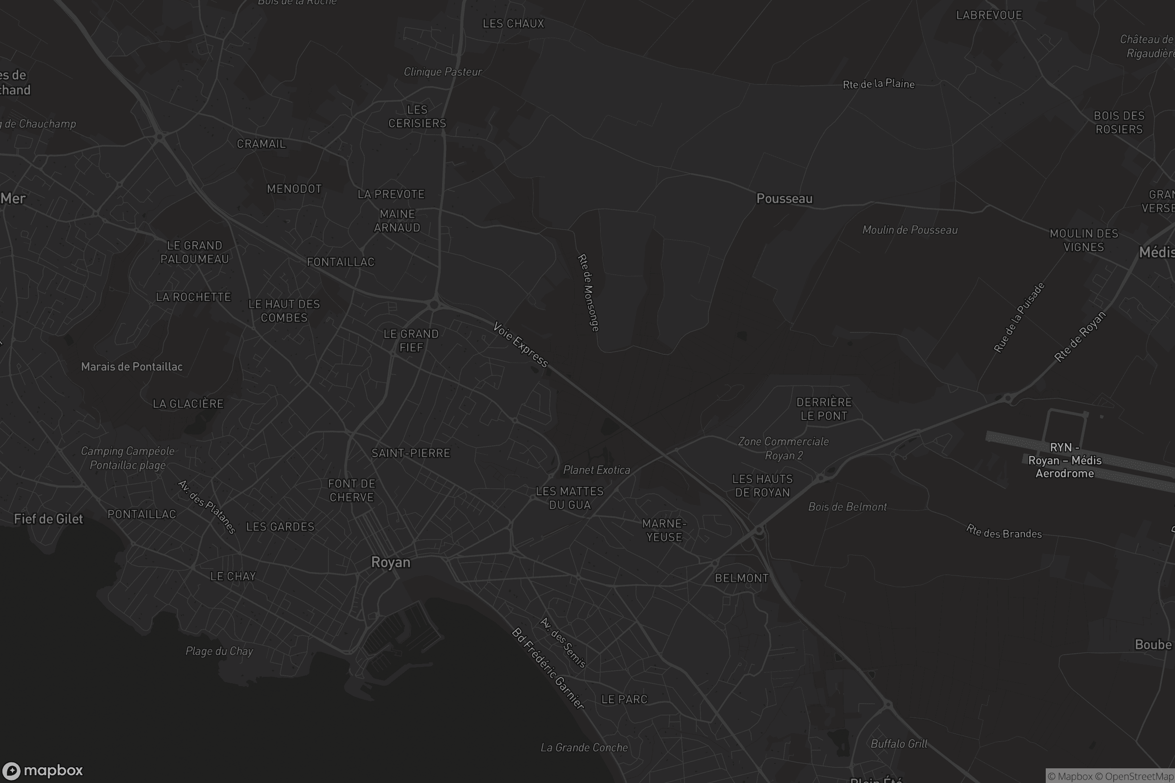 Carte de Royan