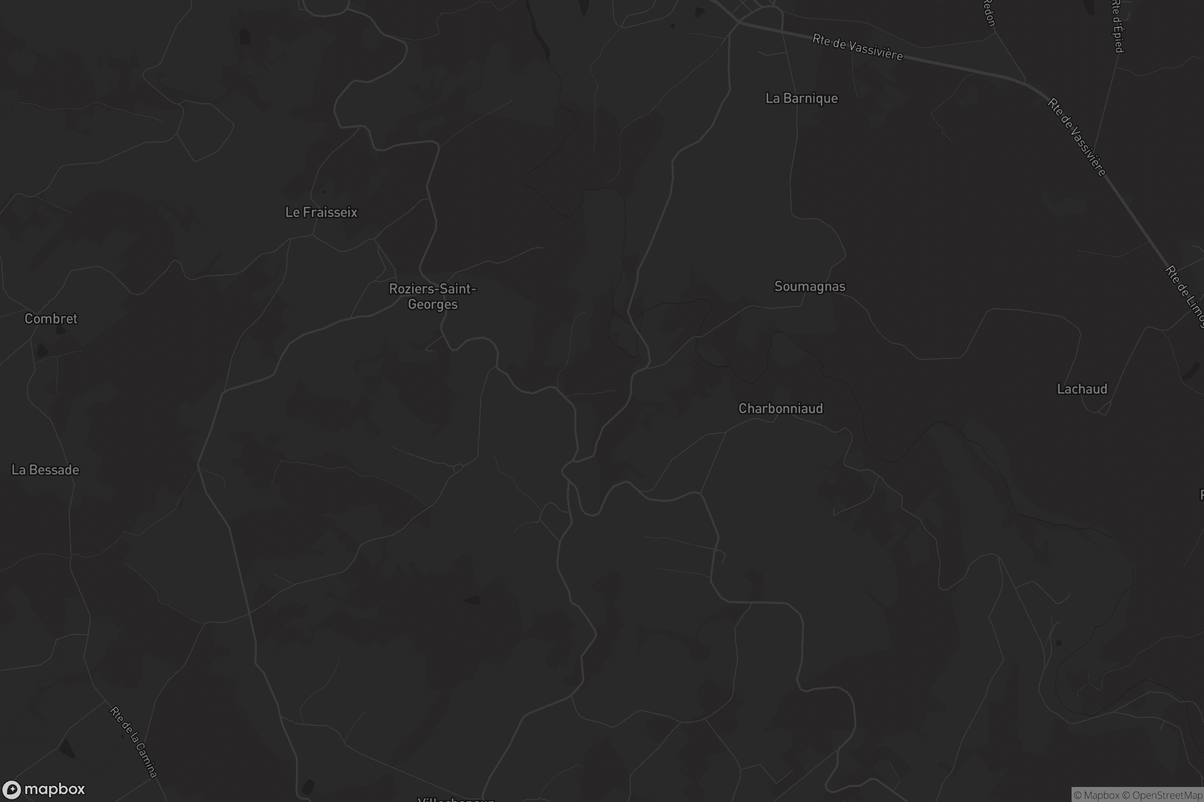 Carte de Roziers-Saint-Georges