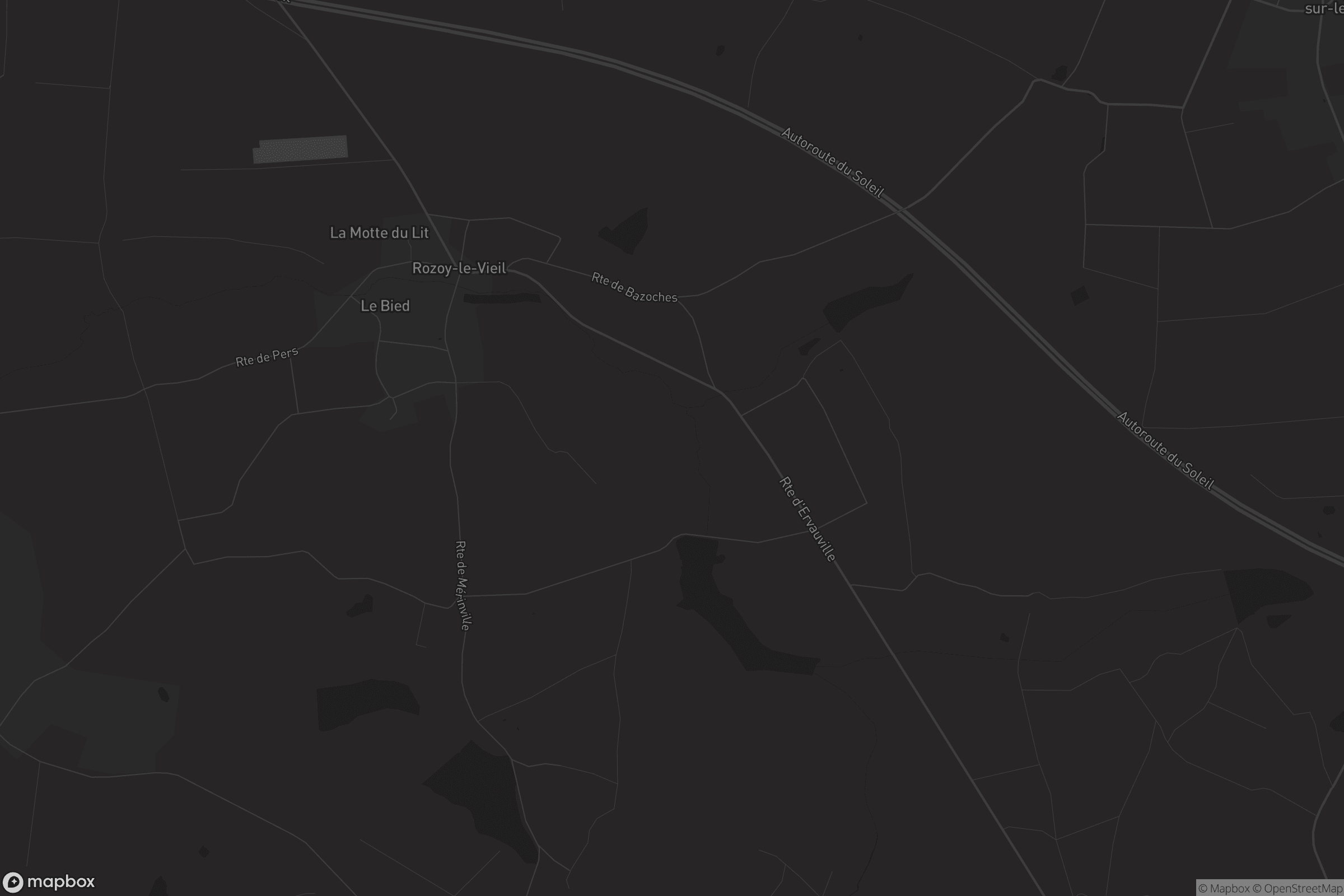 Carte de Rozoy-le-Vieil