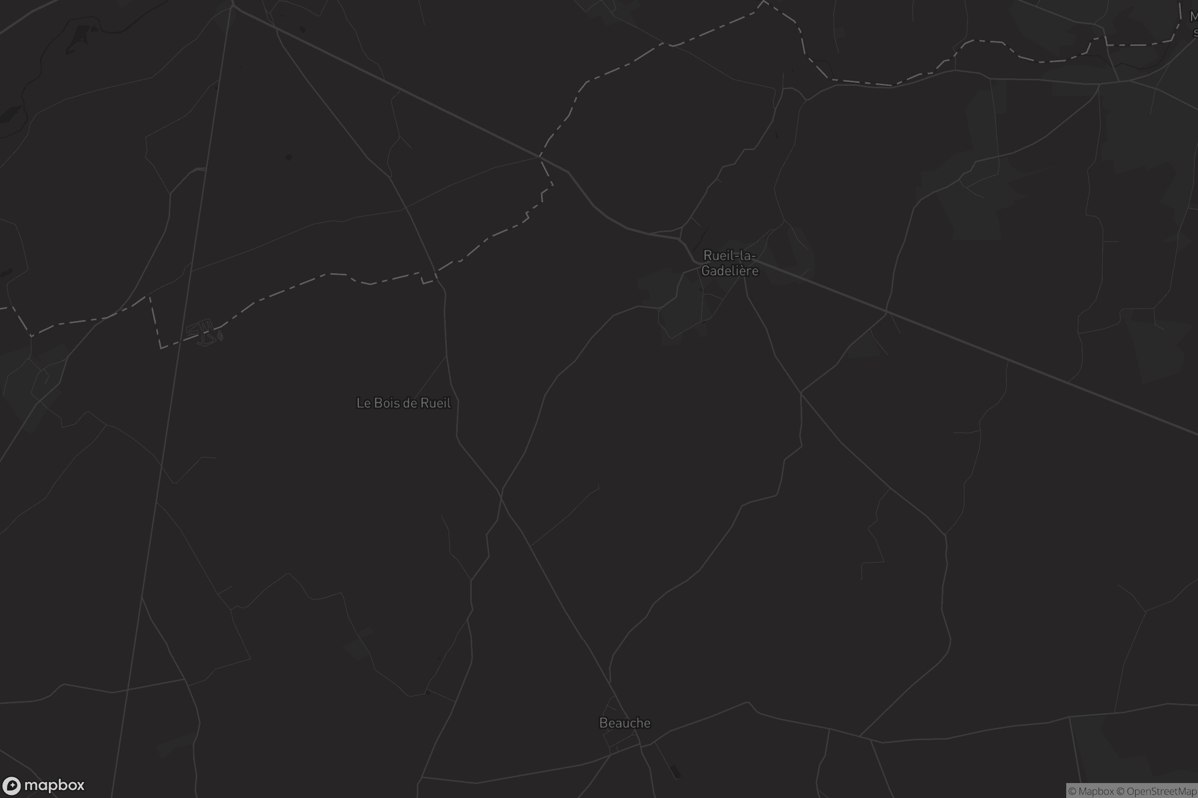 Carte de Rueil-la-Gadelière