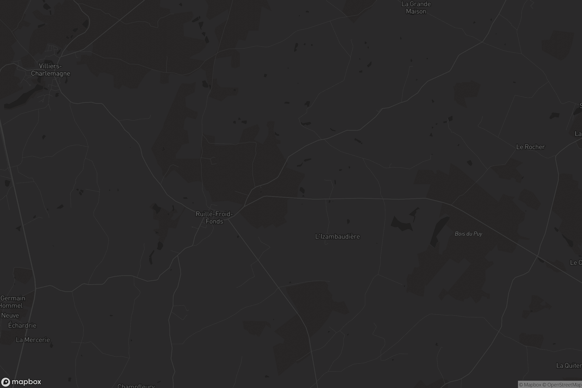 Carte de Ruillé-Froid-Fonds