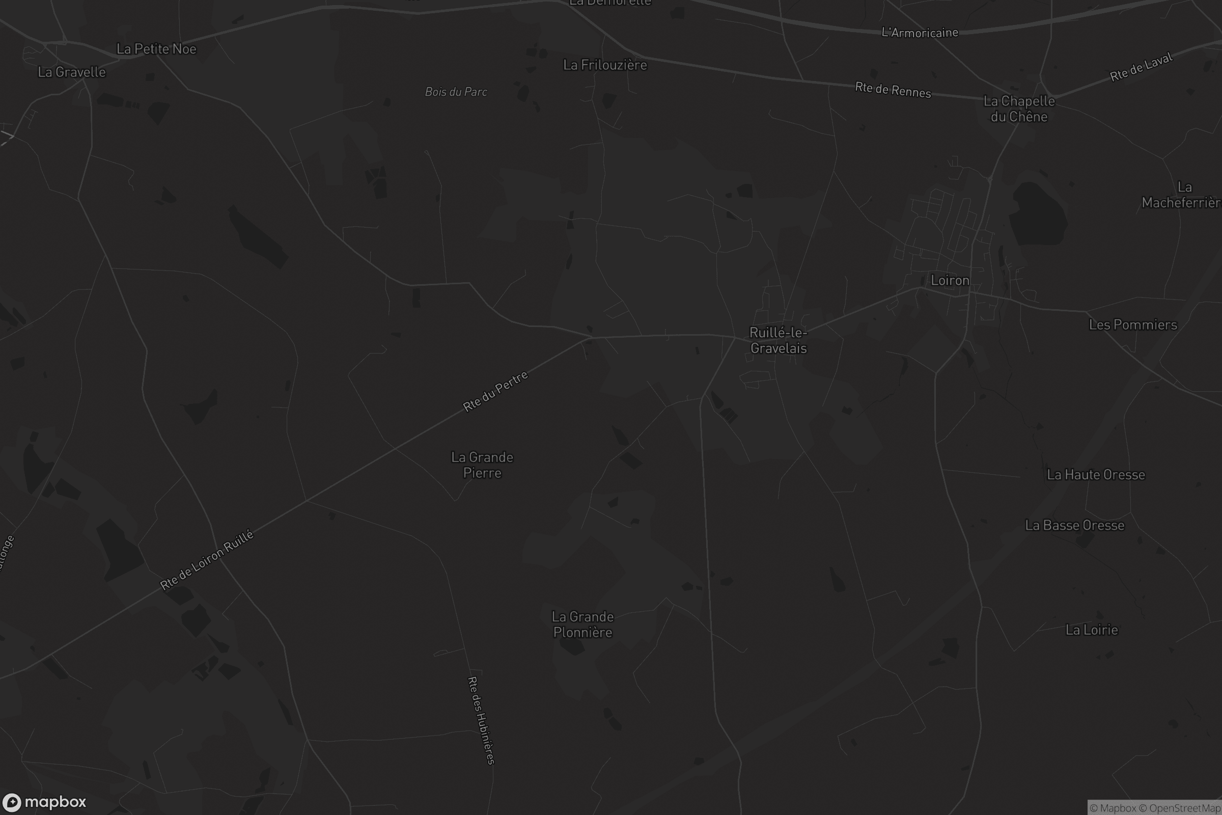 Carte de Ruillé-le-Gravelais