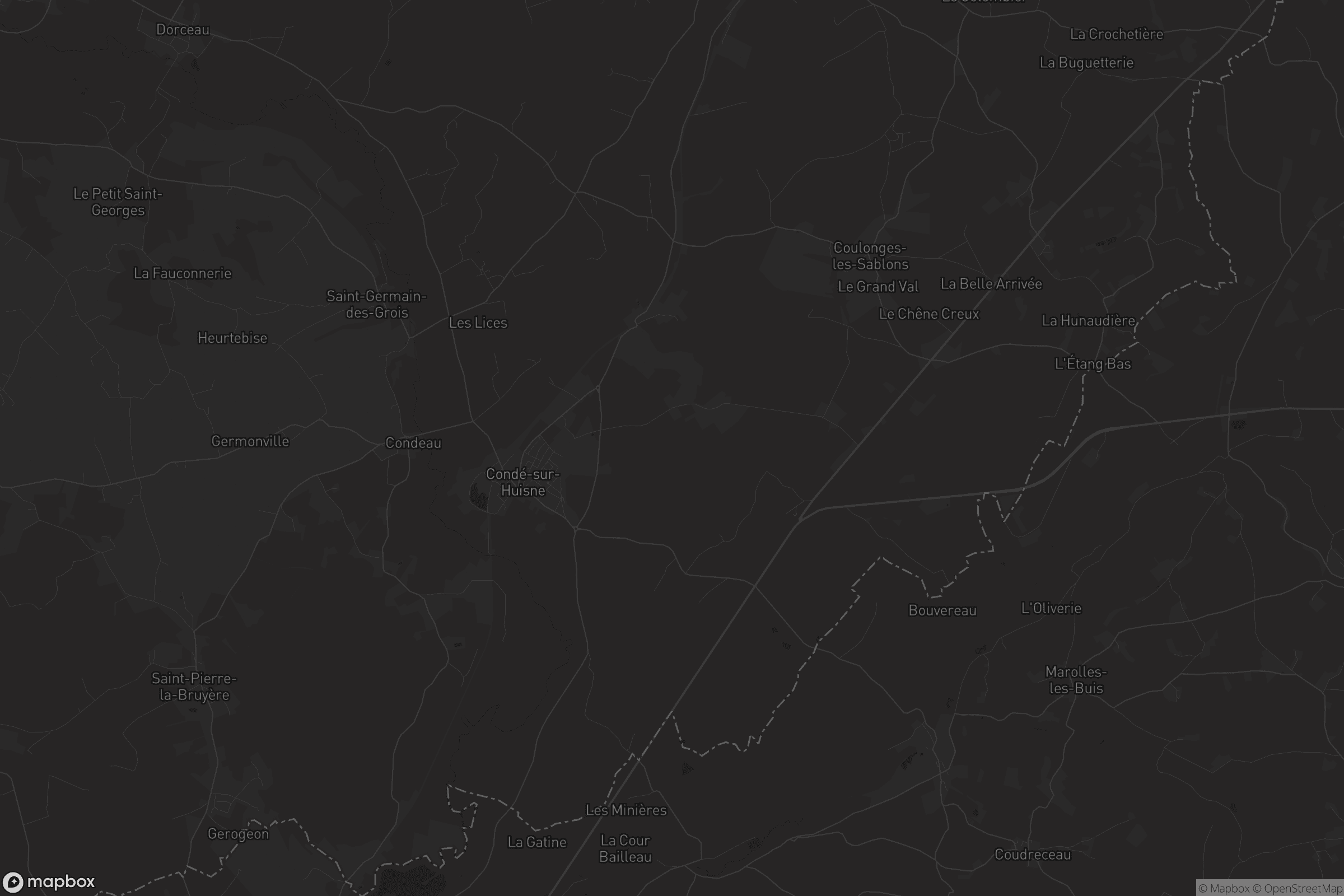 Carte de Sablons sur Huisne