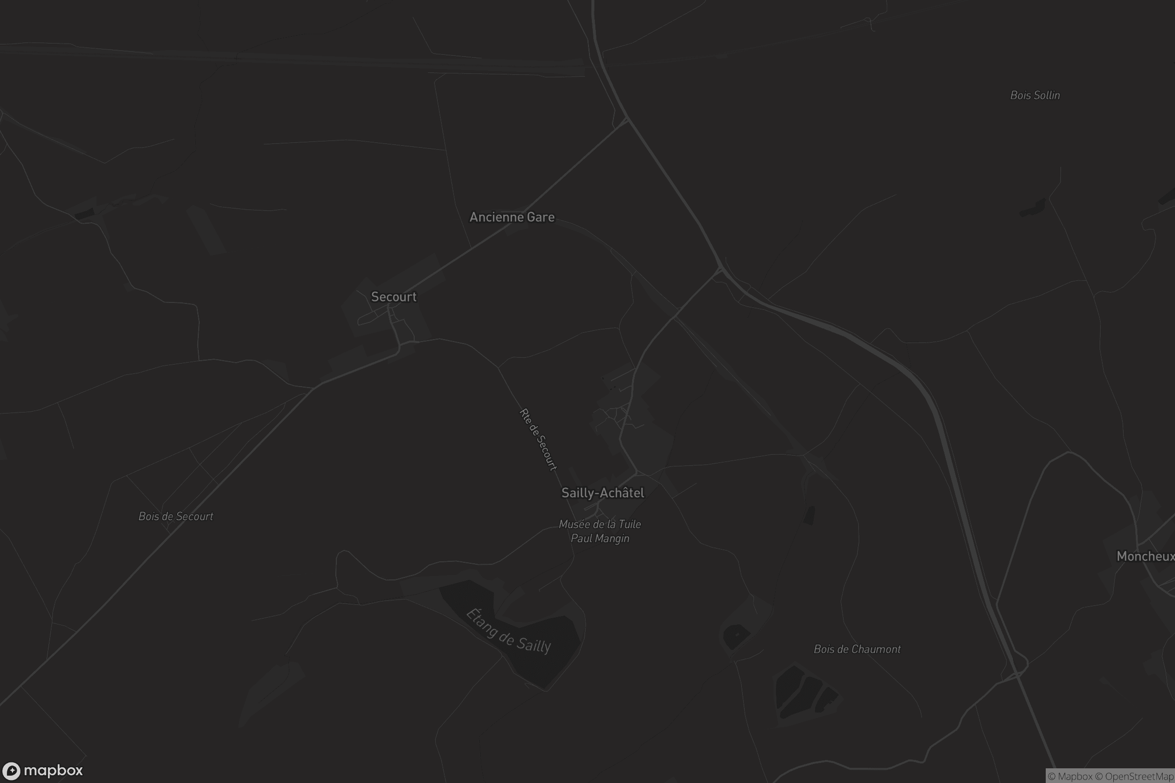 Carte de Sailly-Achâtel