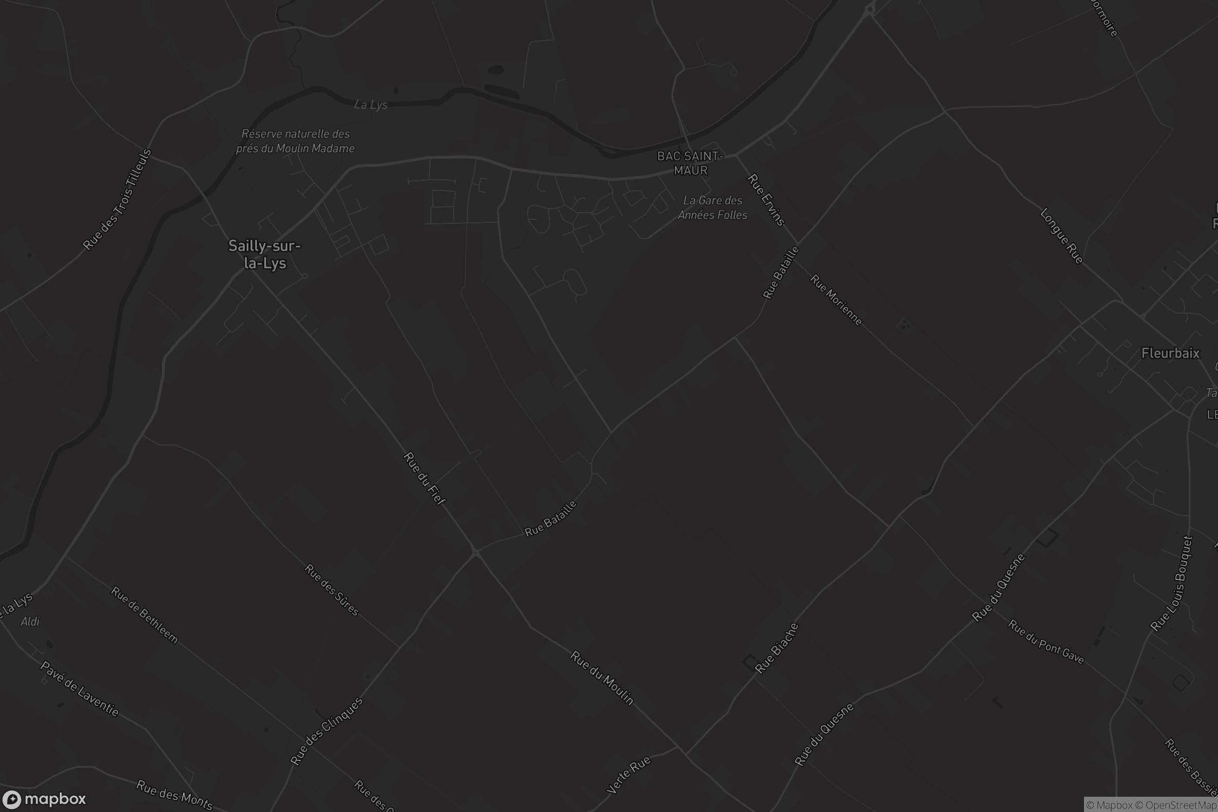 Carte de Sailly-sur-la-Lys