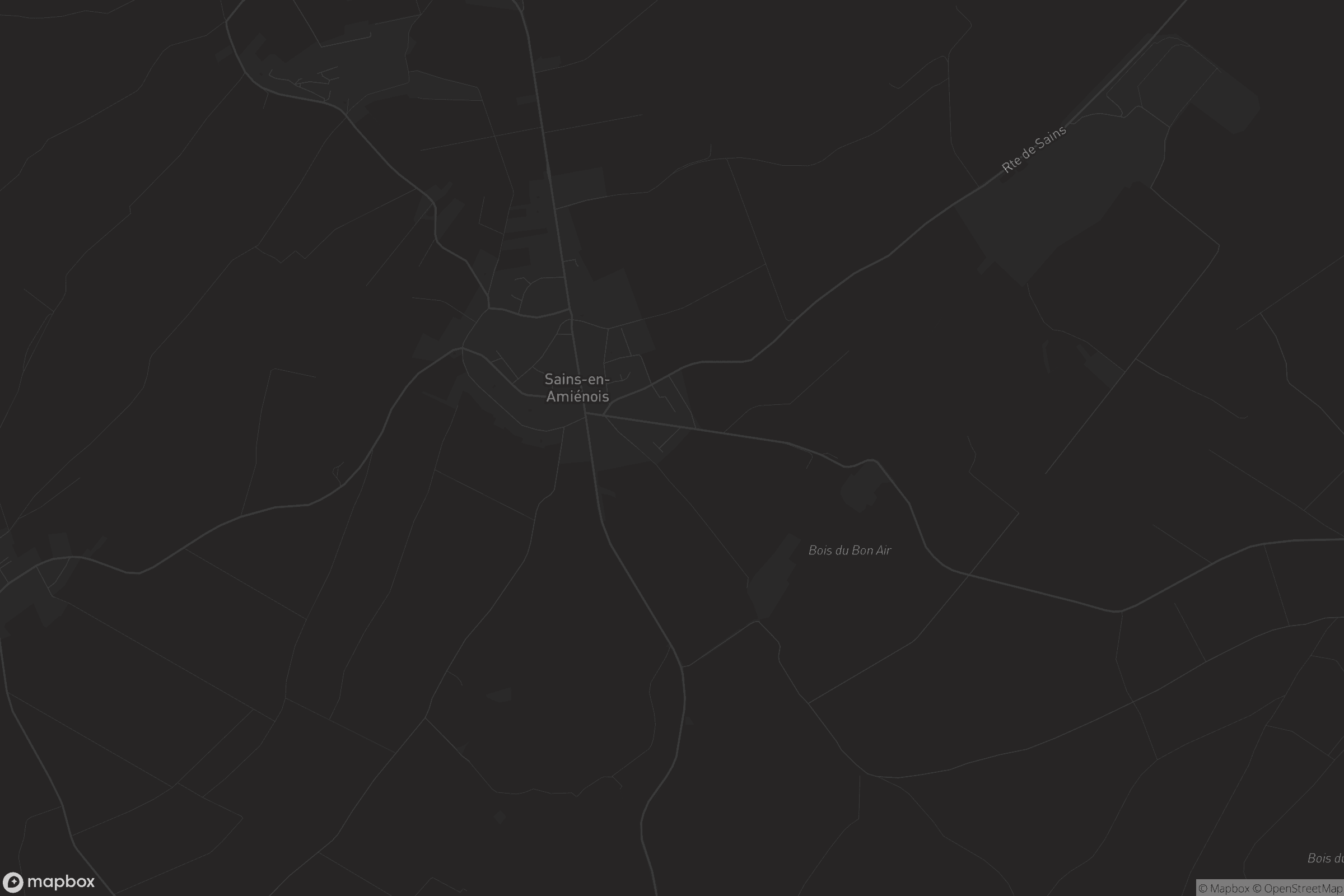 Carte de Sains-en-Amiénois