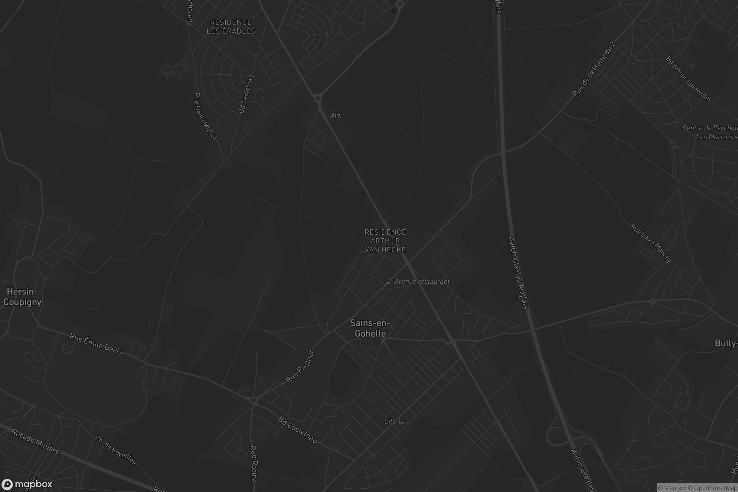 Carte de Sains-en-Gohelle