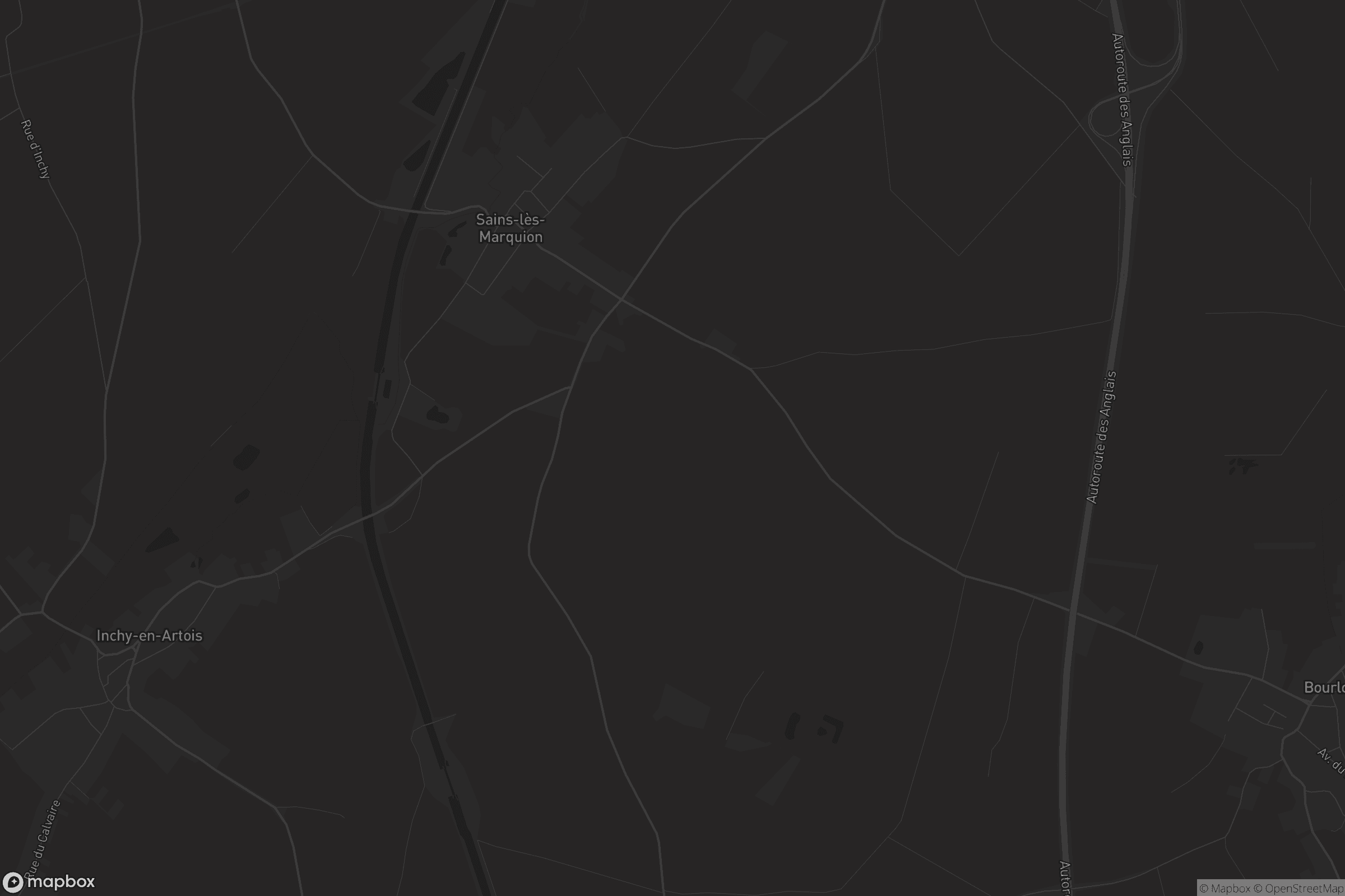 Carte de Sains-lès-Marquion