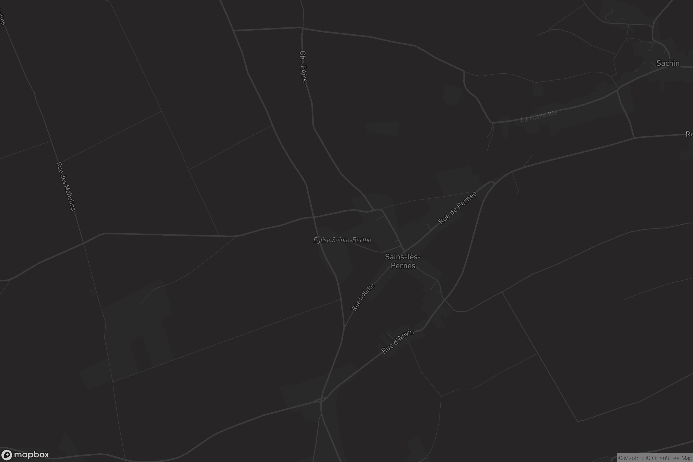 Carte de Sains-lès-Pernes