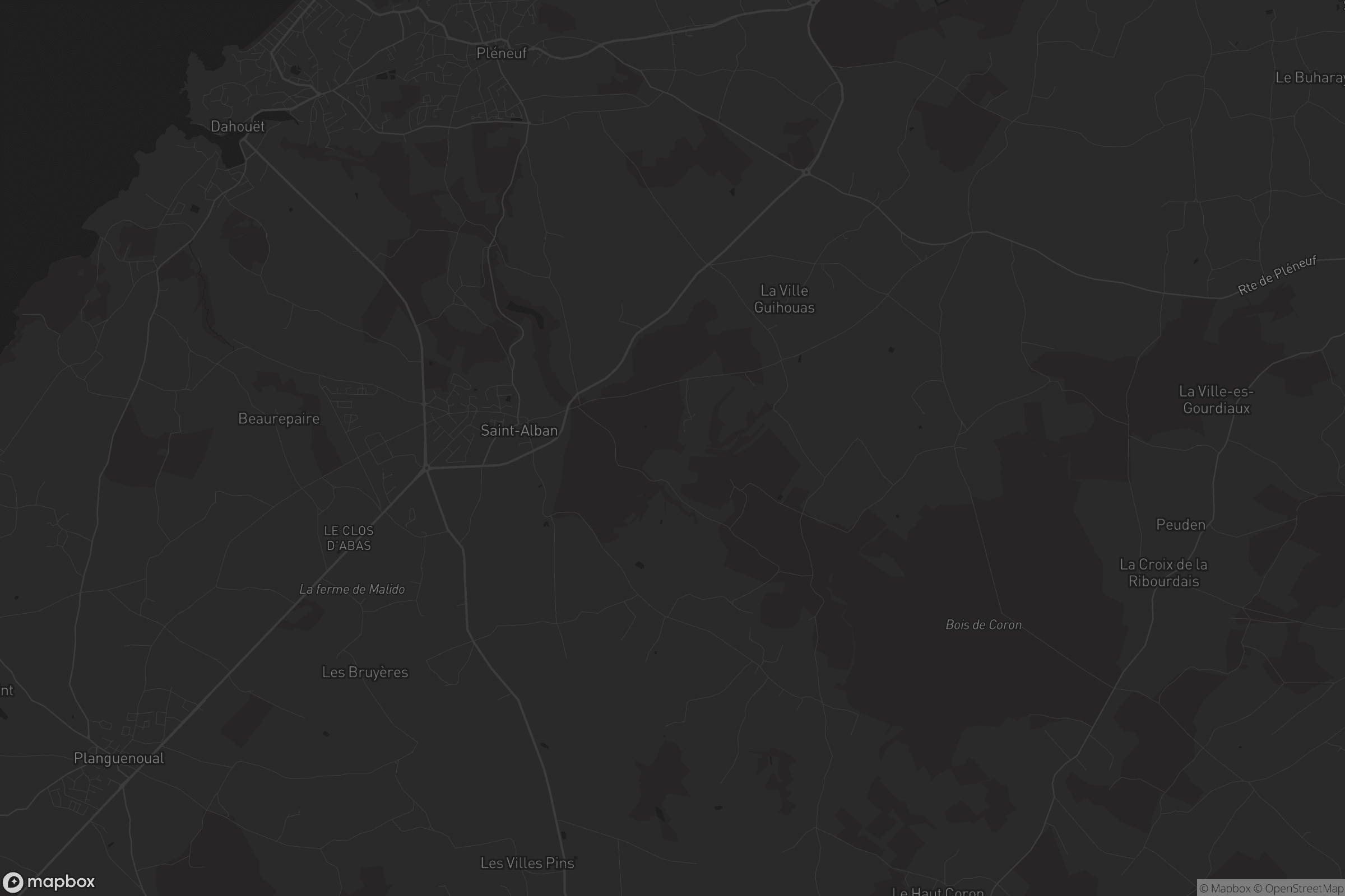 Carte de Saint-Alban