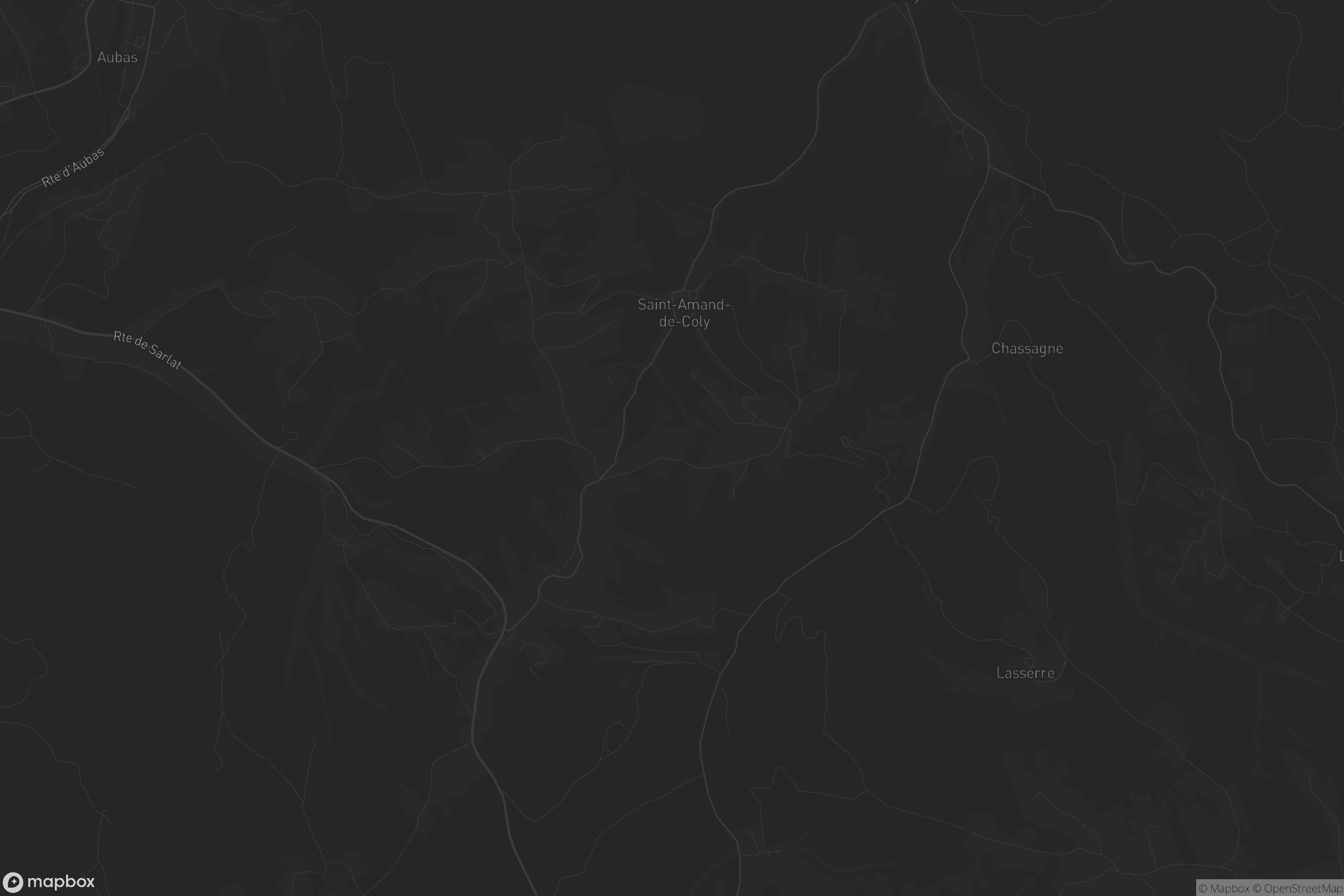 Carte de Saint-Amand-de-Coly