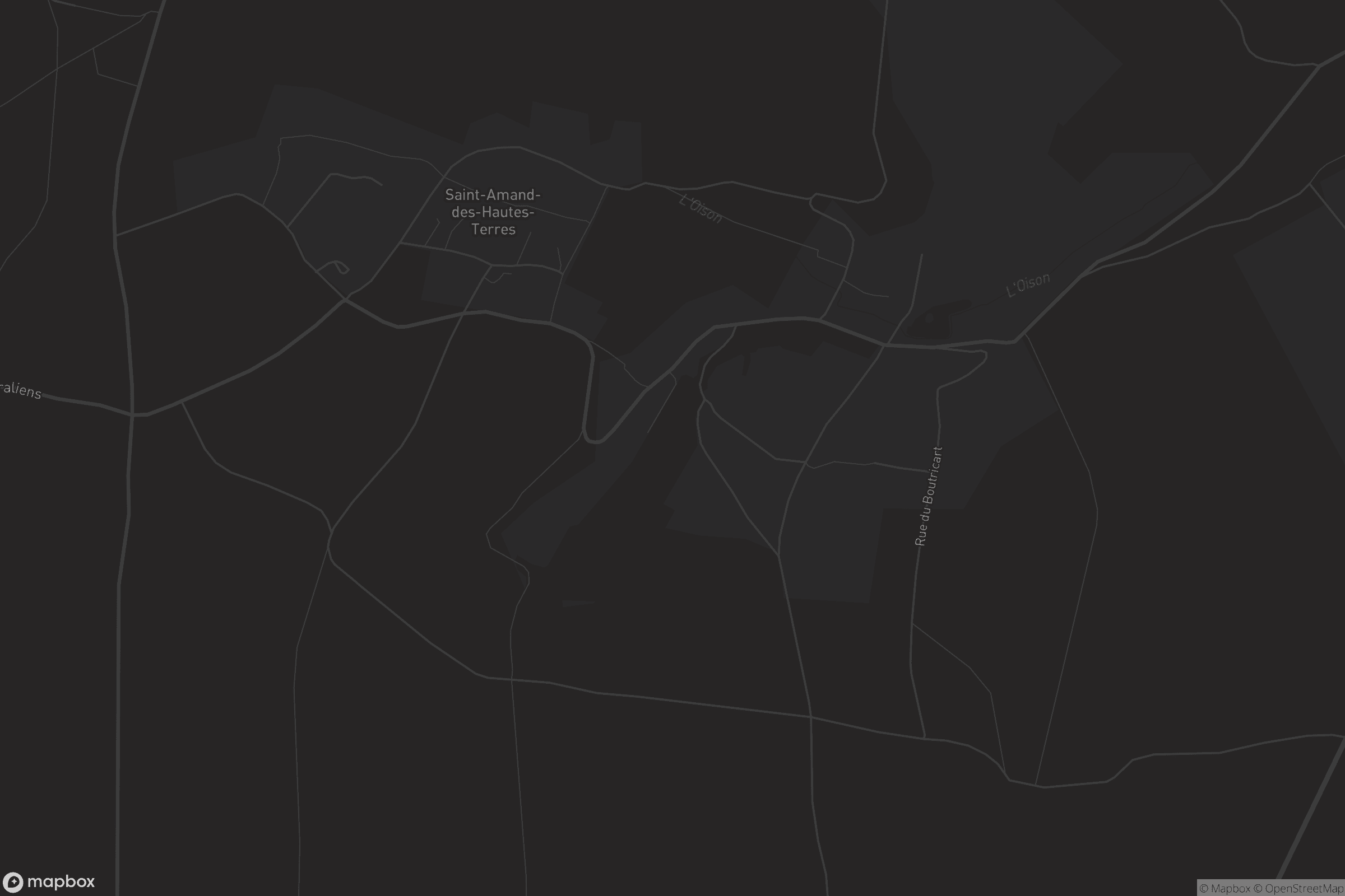 Carte de Saint-Amand-des-Hautes-Terres