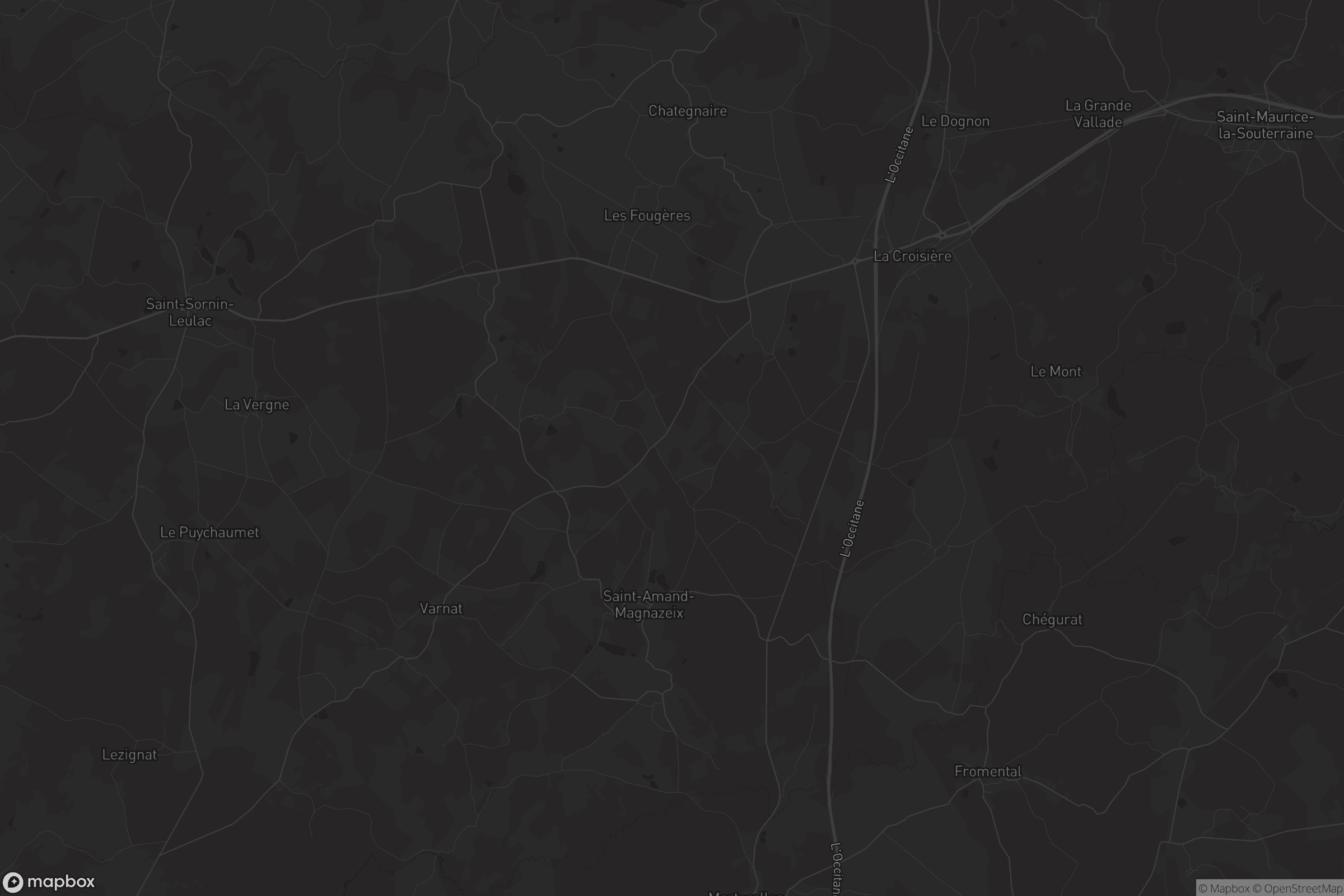 Carte de Saint-Amand-Magnazeix