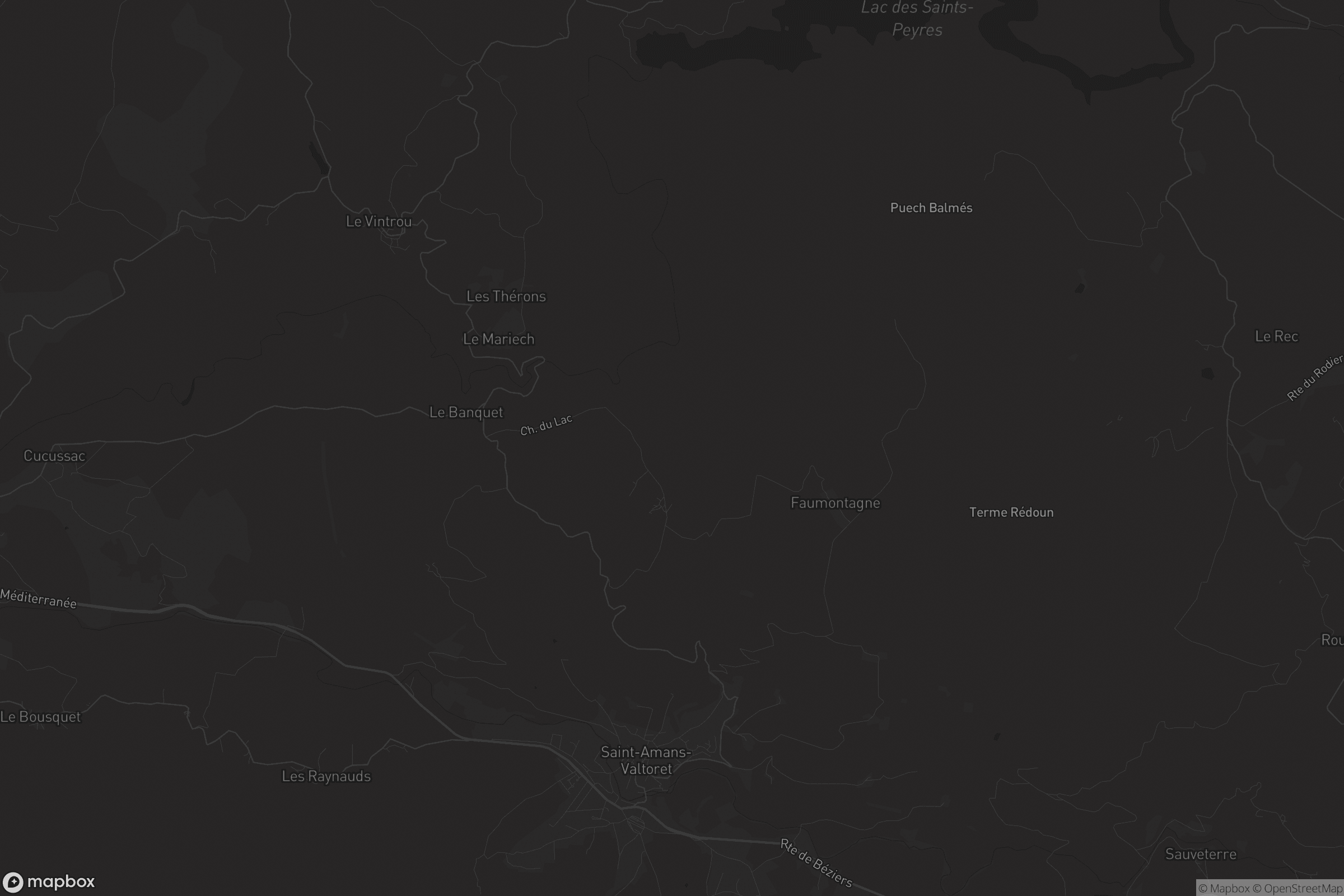 Carte de Saint-Amans-Valtoret