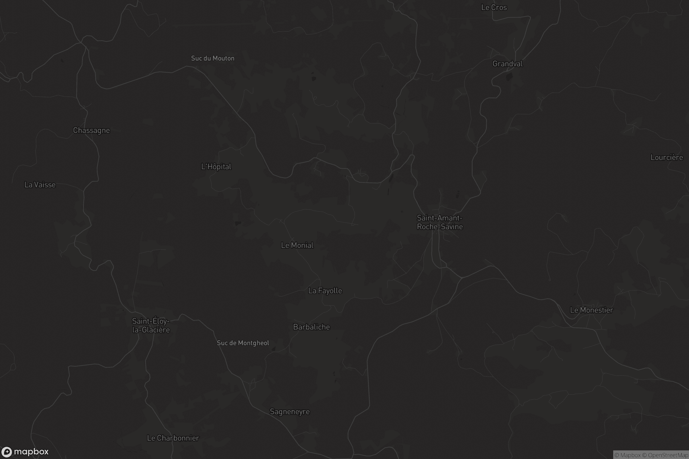 Carte de Saint-Amant-Roche-Savine