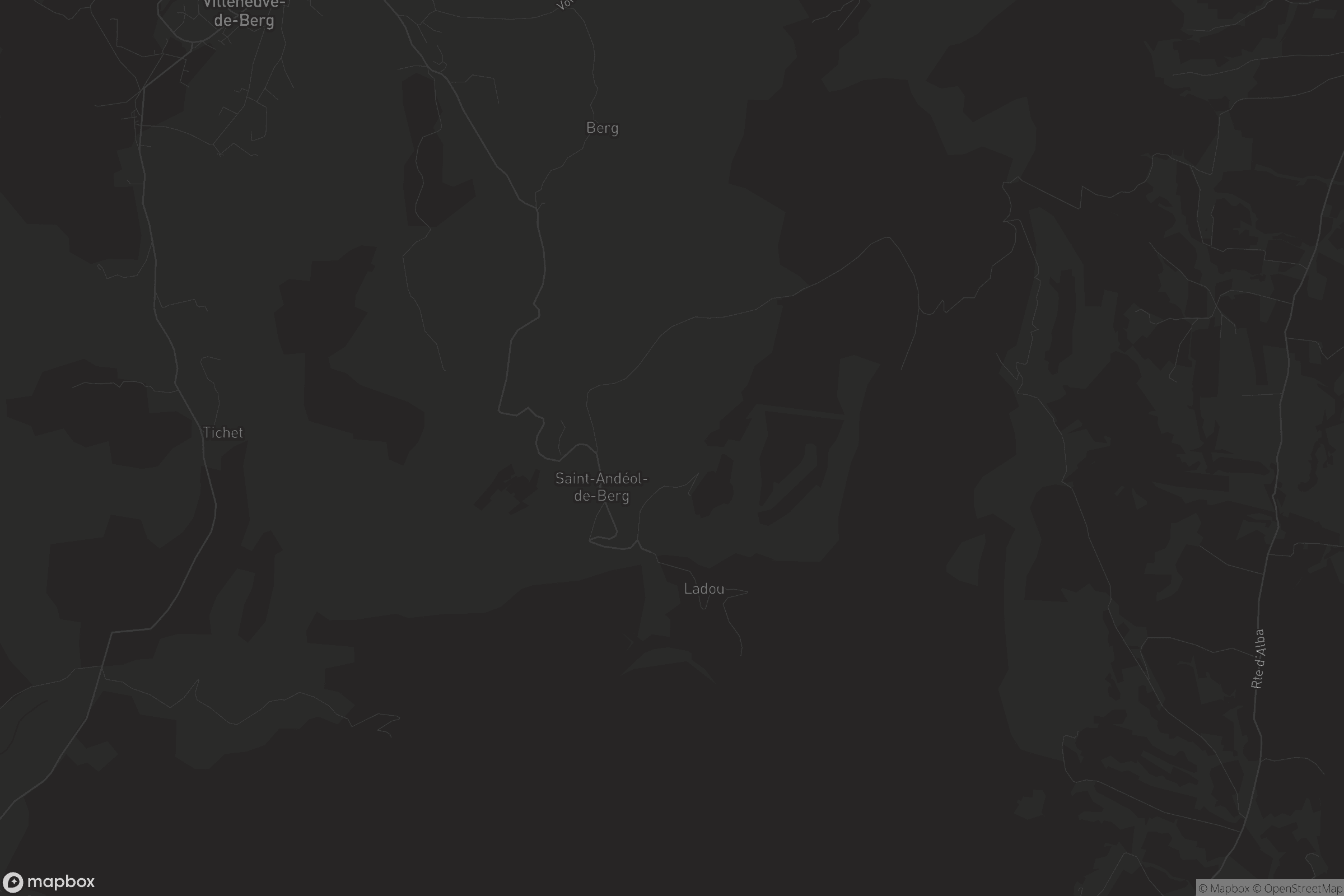 Carte de Saint-Andéol-de-Berg