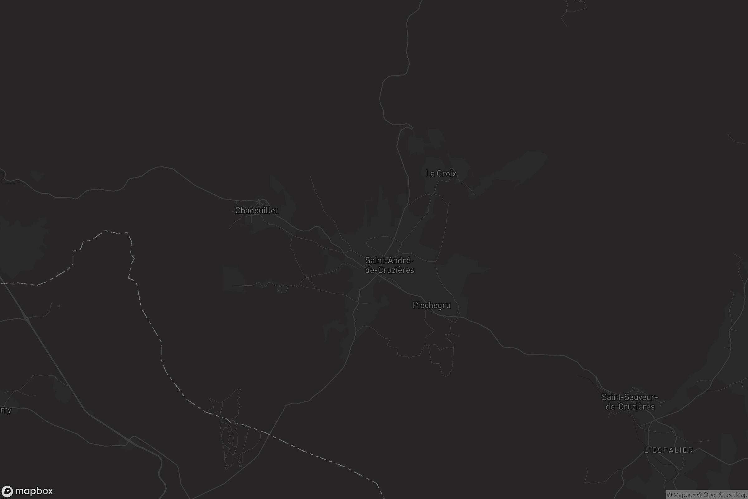 Carte de Saint-André-de-Cruzières