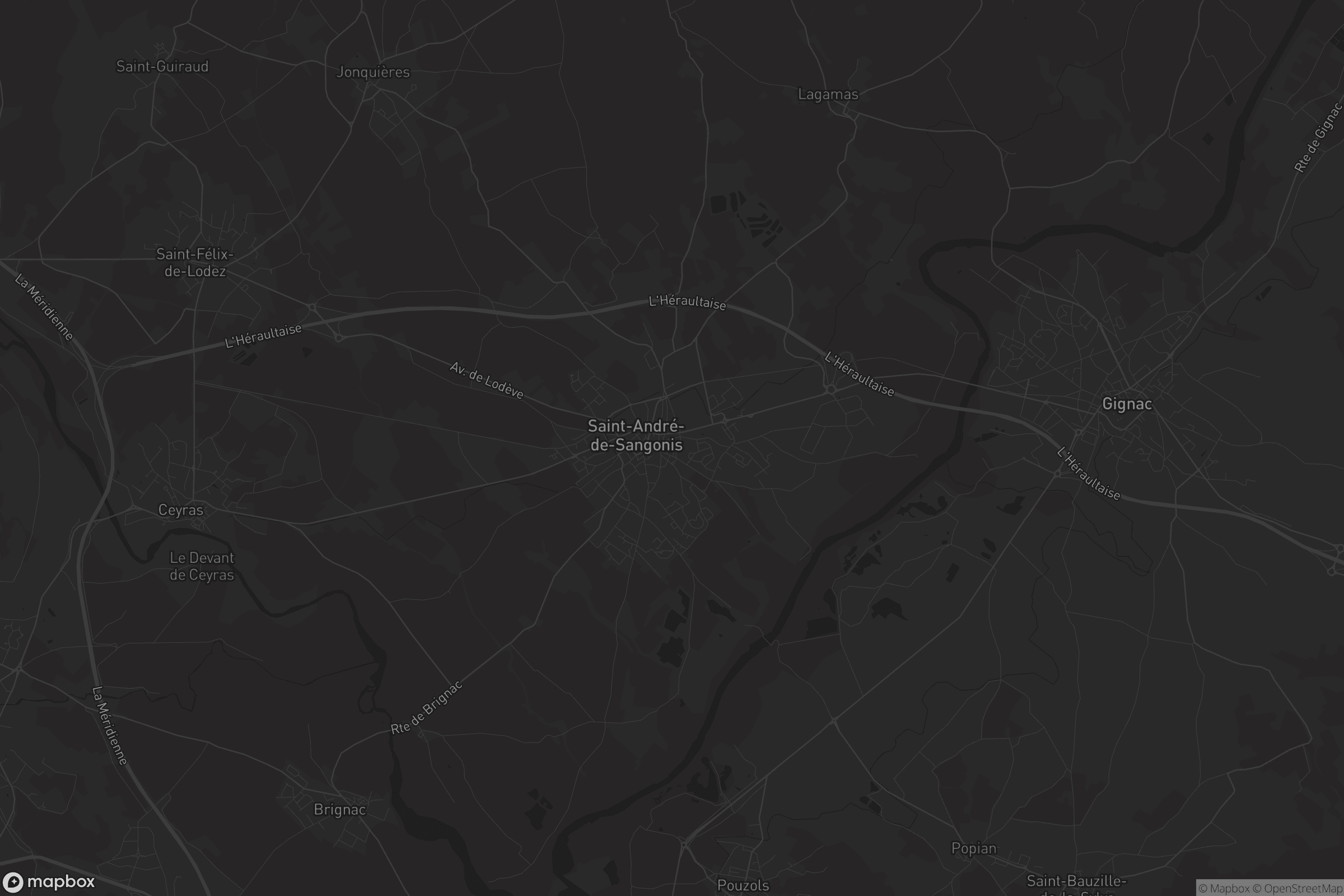 Carte de Saint-André-de-Sangonis