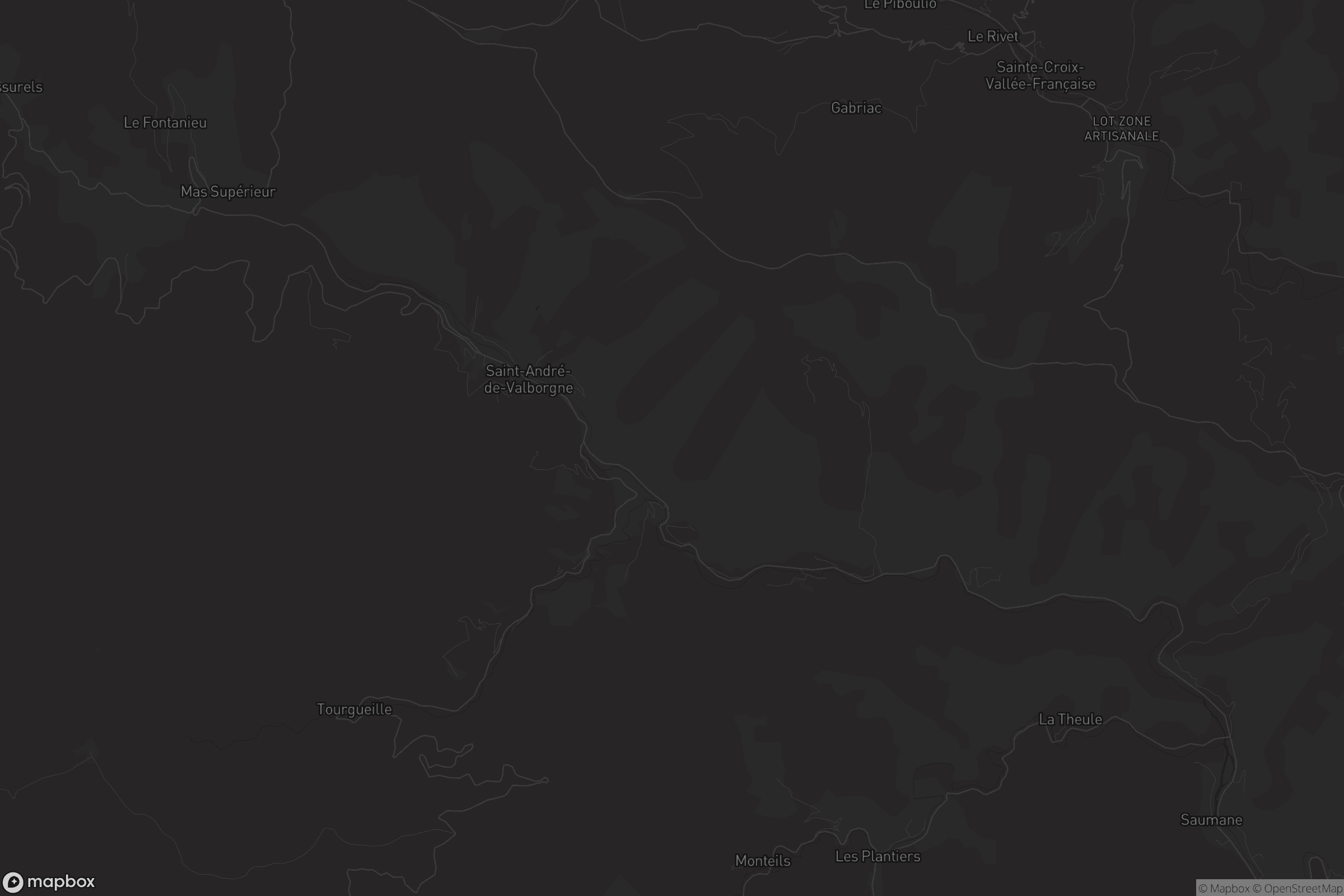 Carte de Saint-André-de-Valborgne