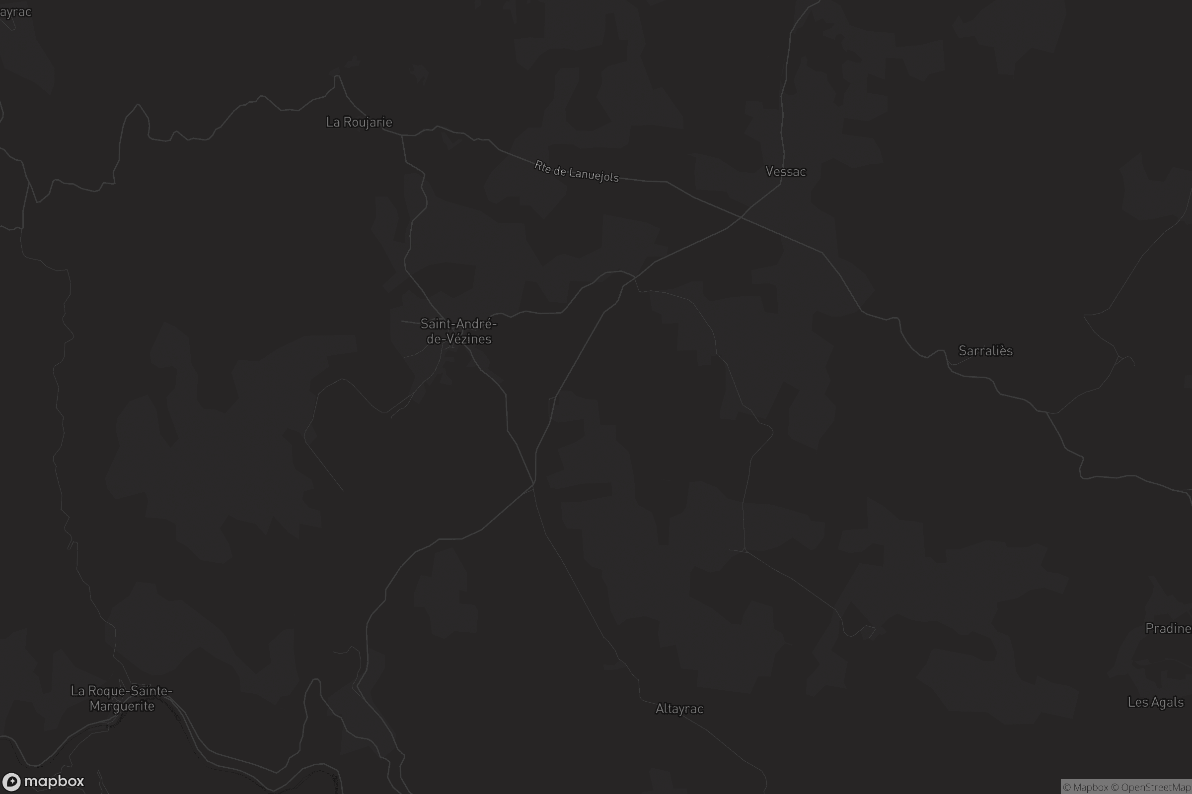 Carte de Saint-André-de-Vézines