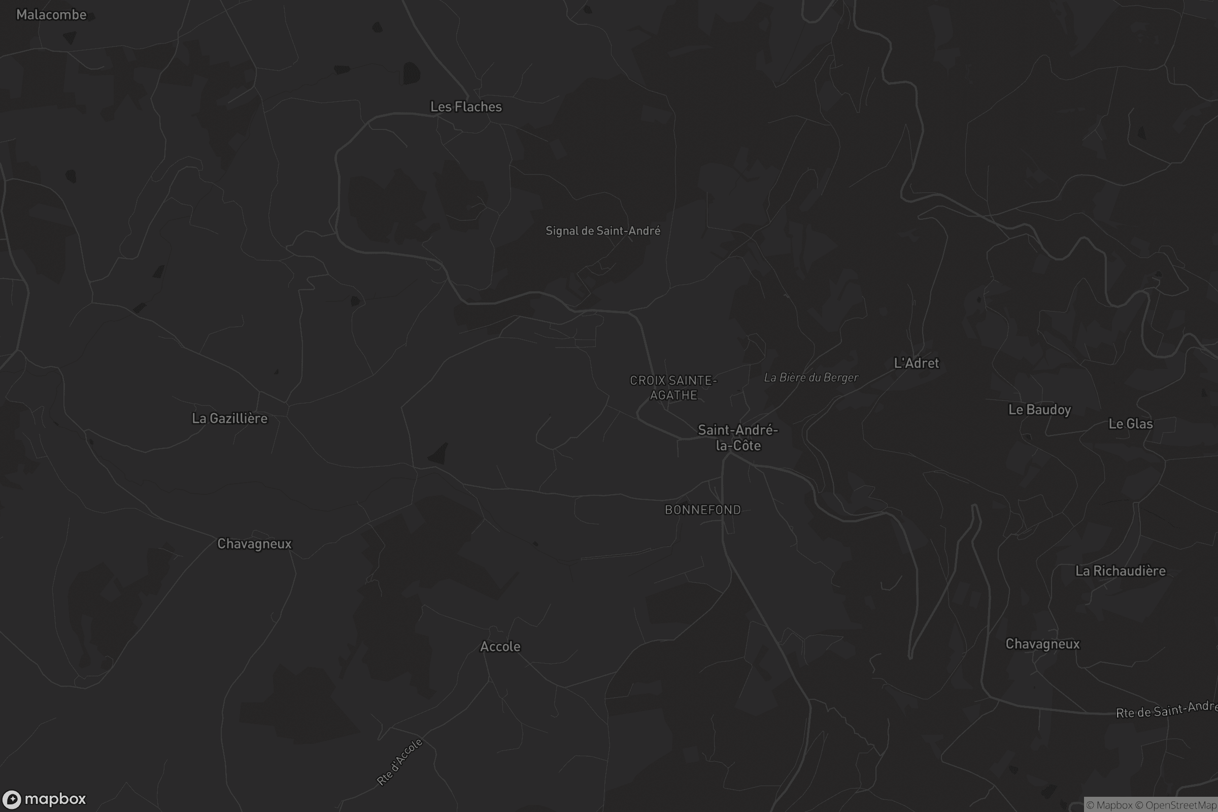 Carte de Saint-André-la-Côte