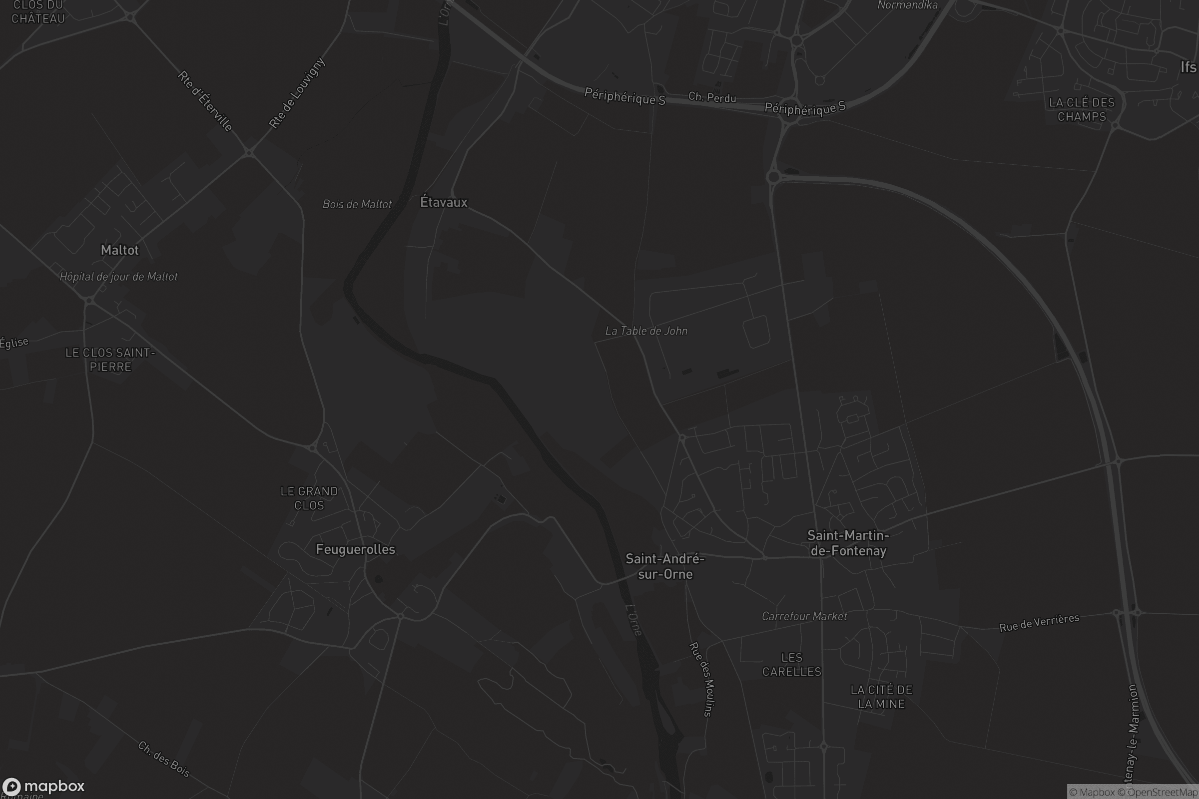 Carte de Saint-André-sur-Orne