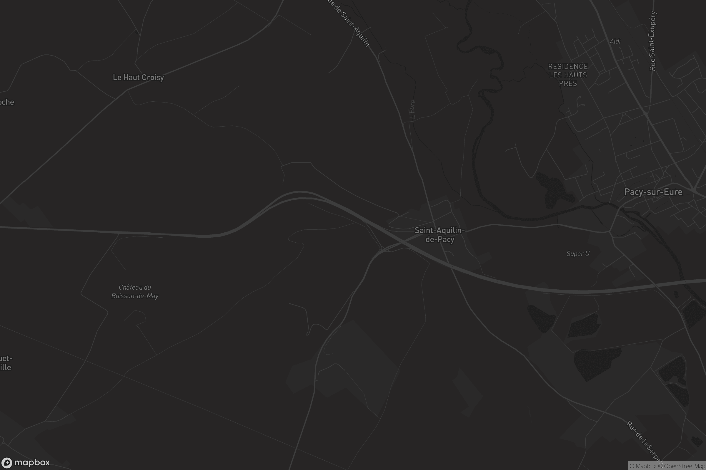 Carte de Saint-Aquilin-de-Pacy