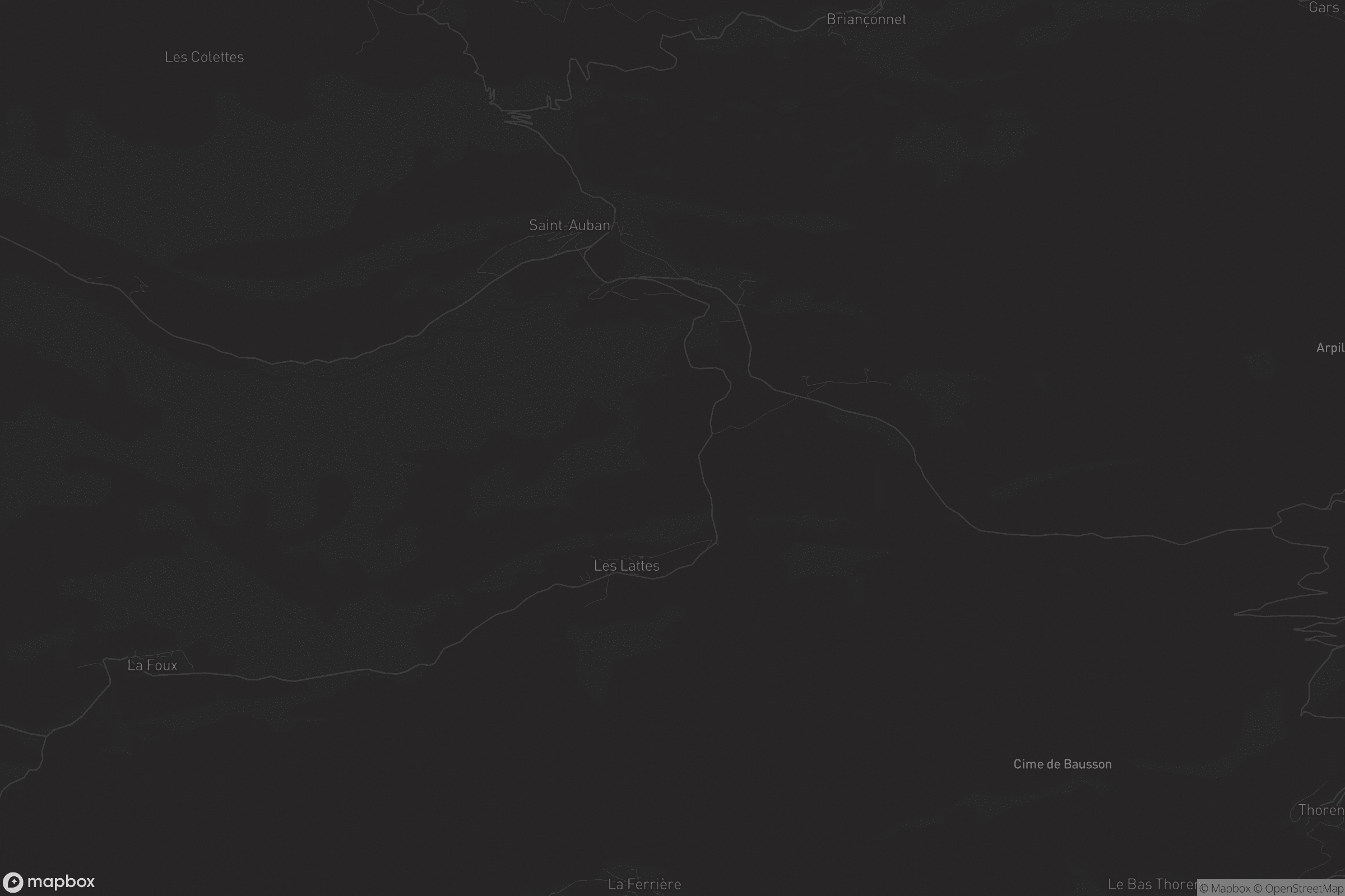 Carte de Saint-Auban