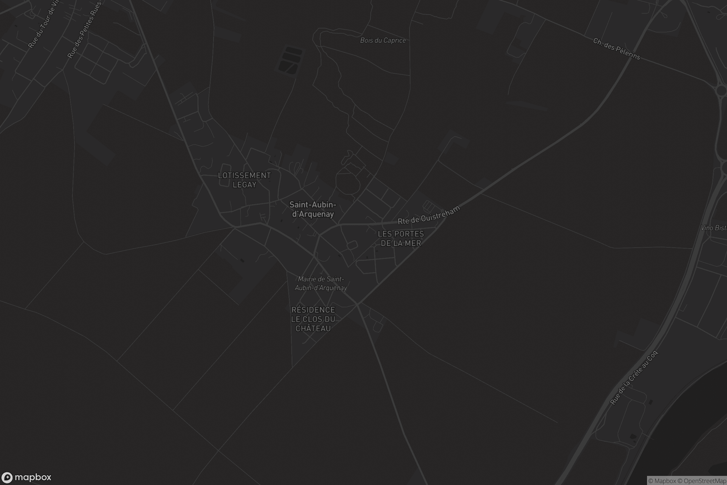 Carte de Saint-Aubin-d'Arquenay