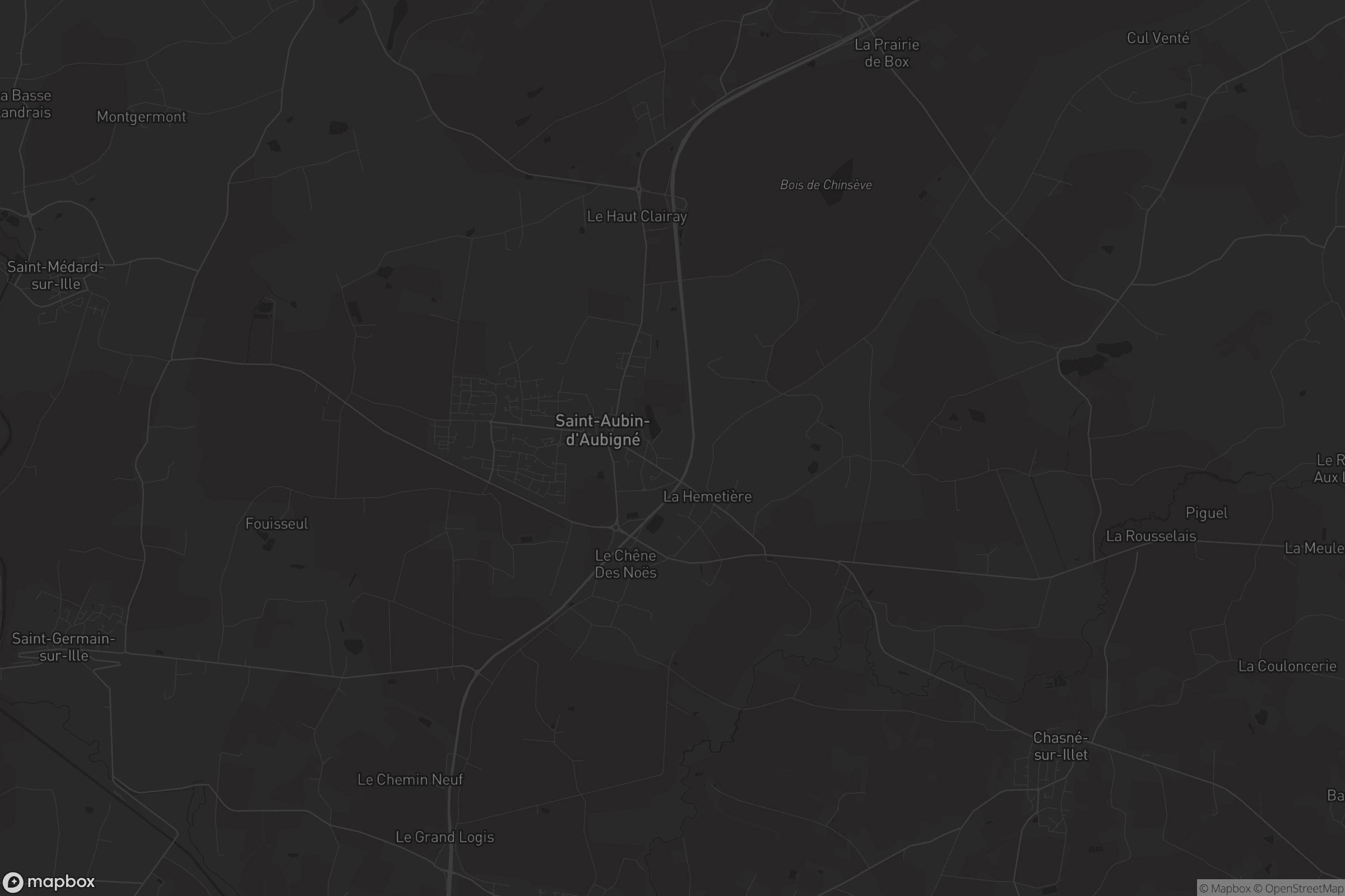 Carte de Saint-Aubin-d'Aubigné