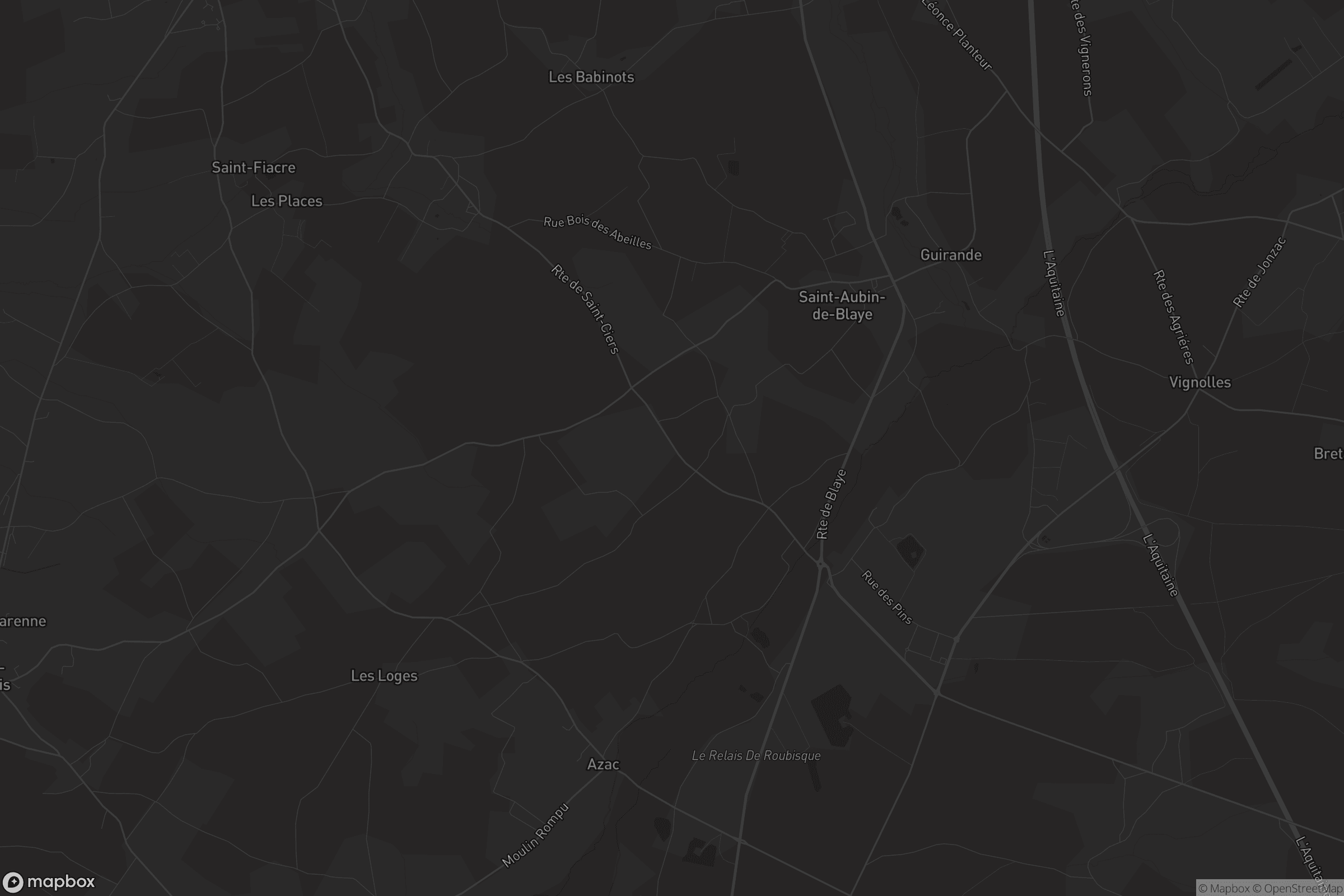 Carte de Saint-Aubin-de-Blaye