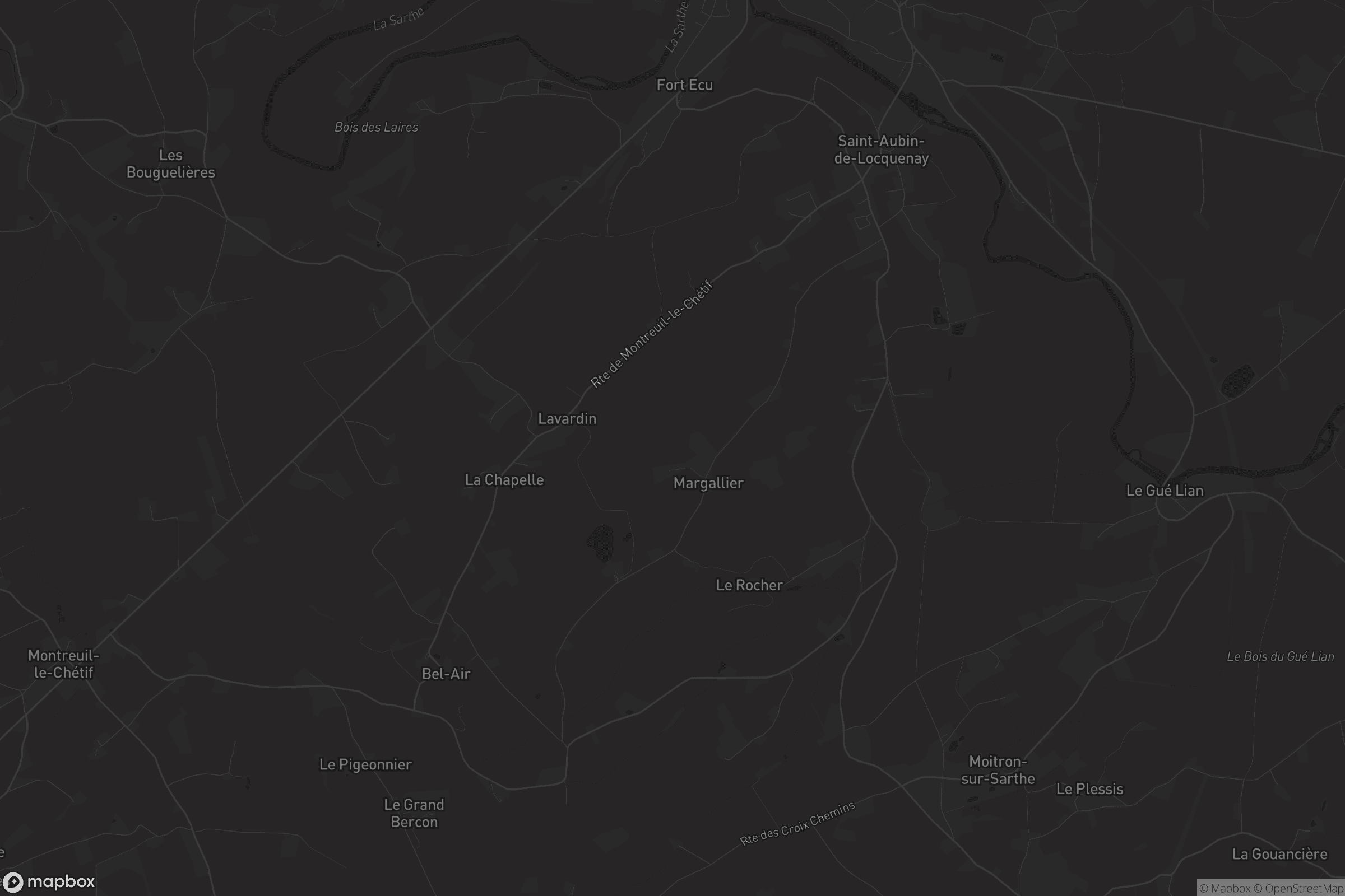 Carte de Saint-Aubin-de-Locquenay