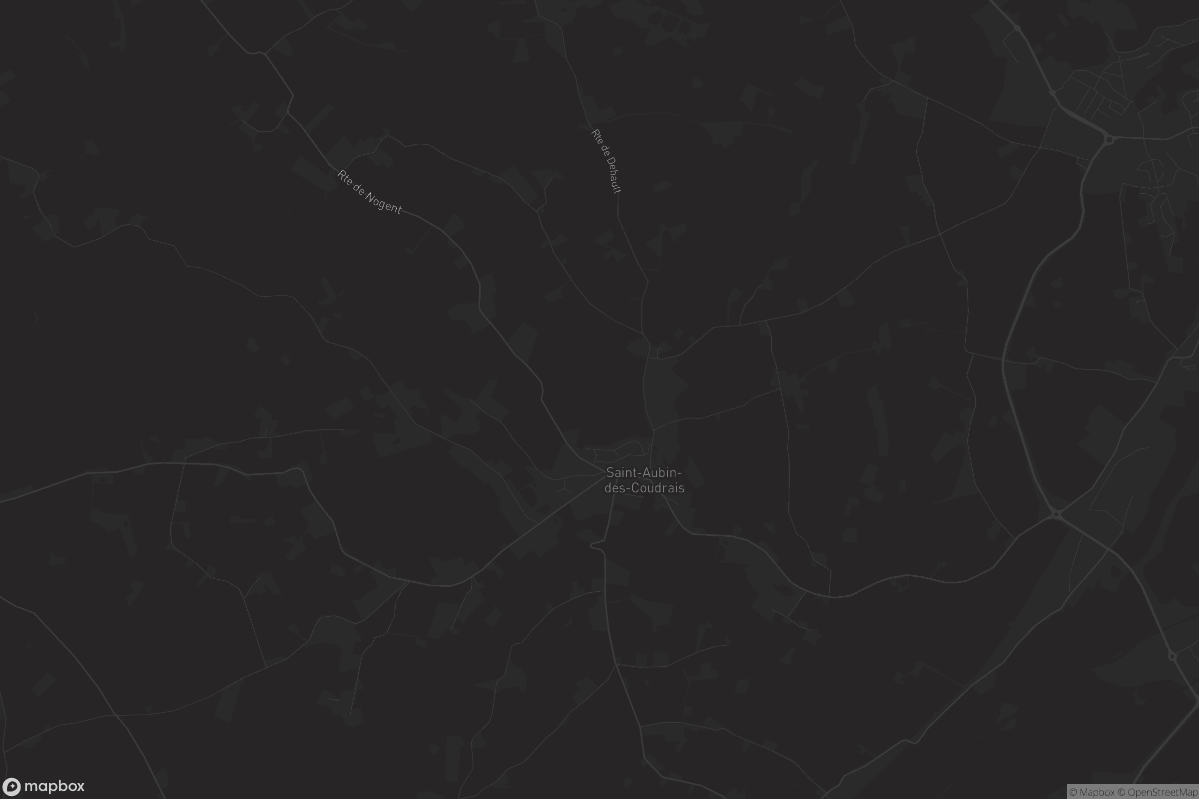 Carte de Saint-Aubin-des-Coudrais