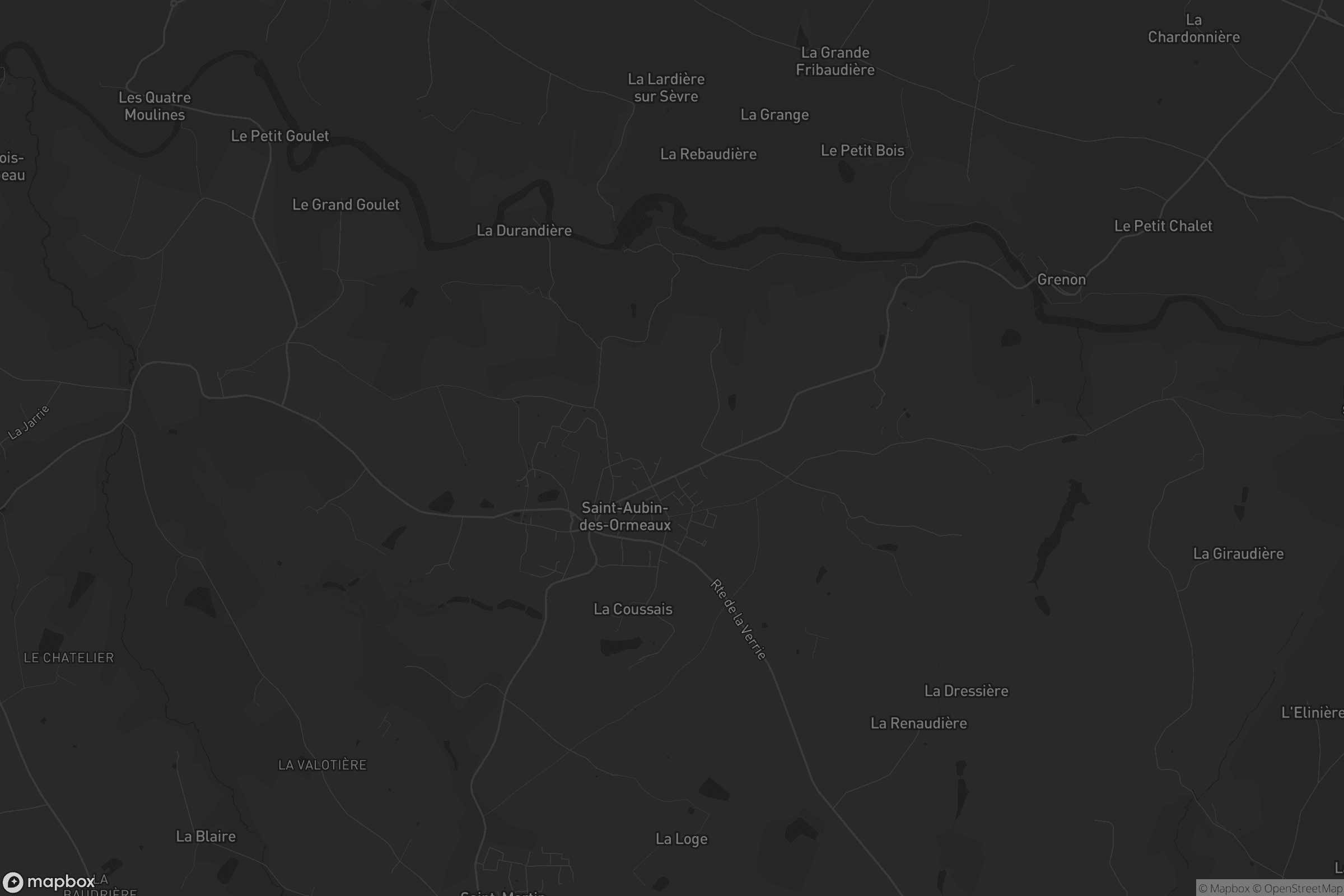 Carte de Saint-Aubin-des-Ormeaux