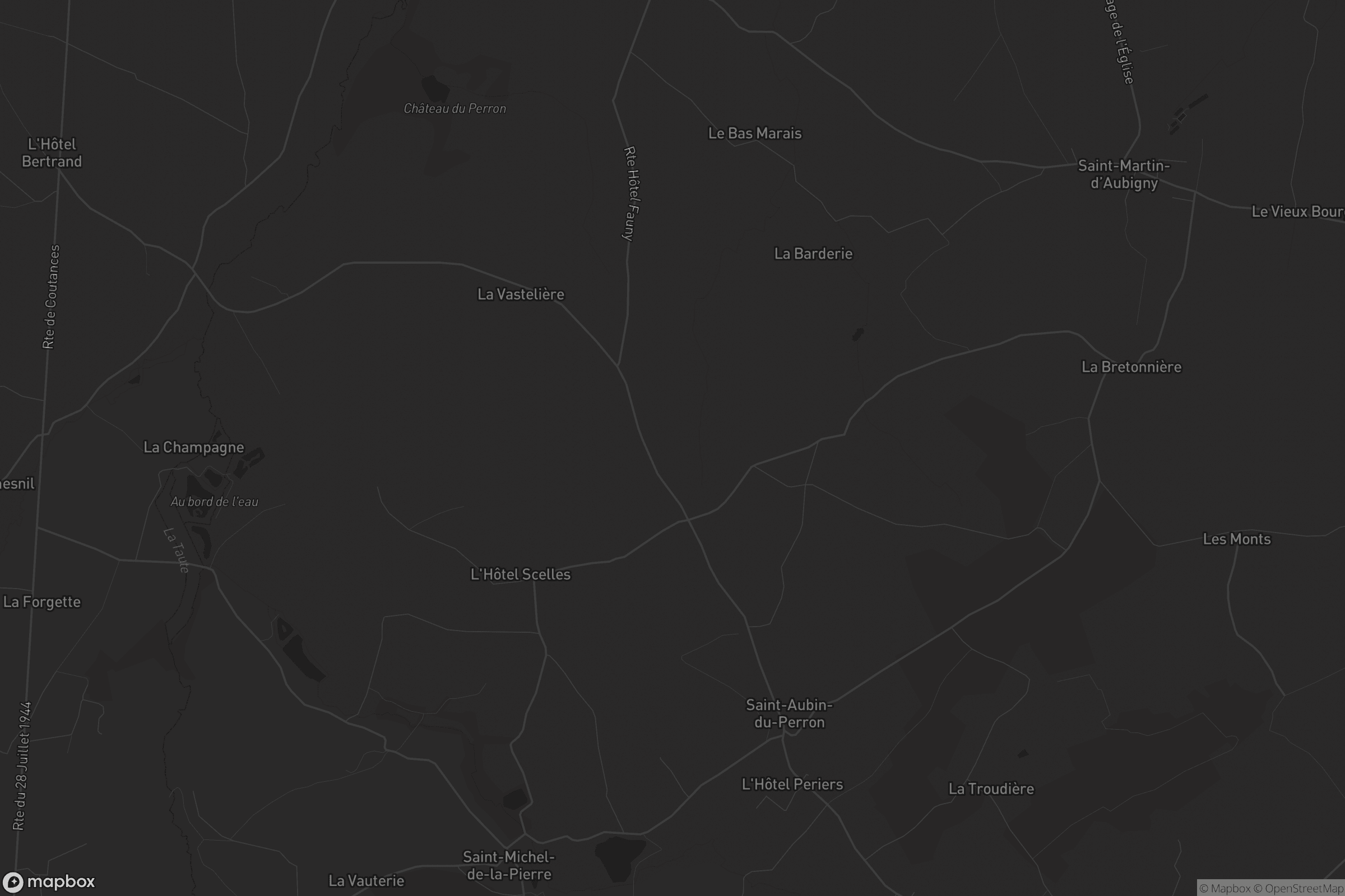 Carte de Saint-Aubin-du-Perron