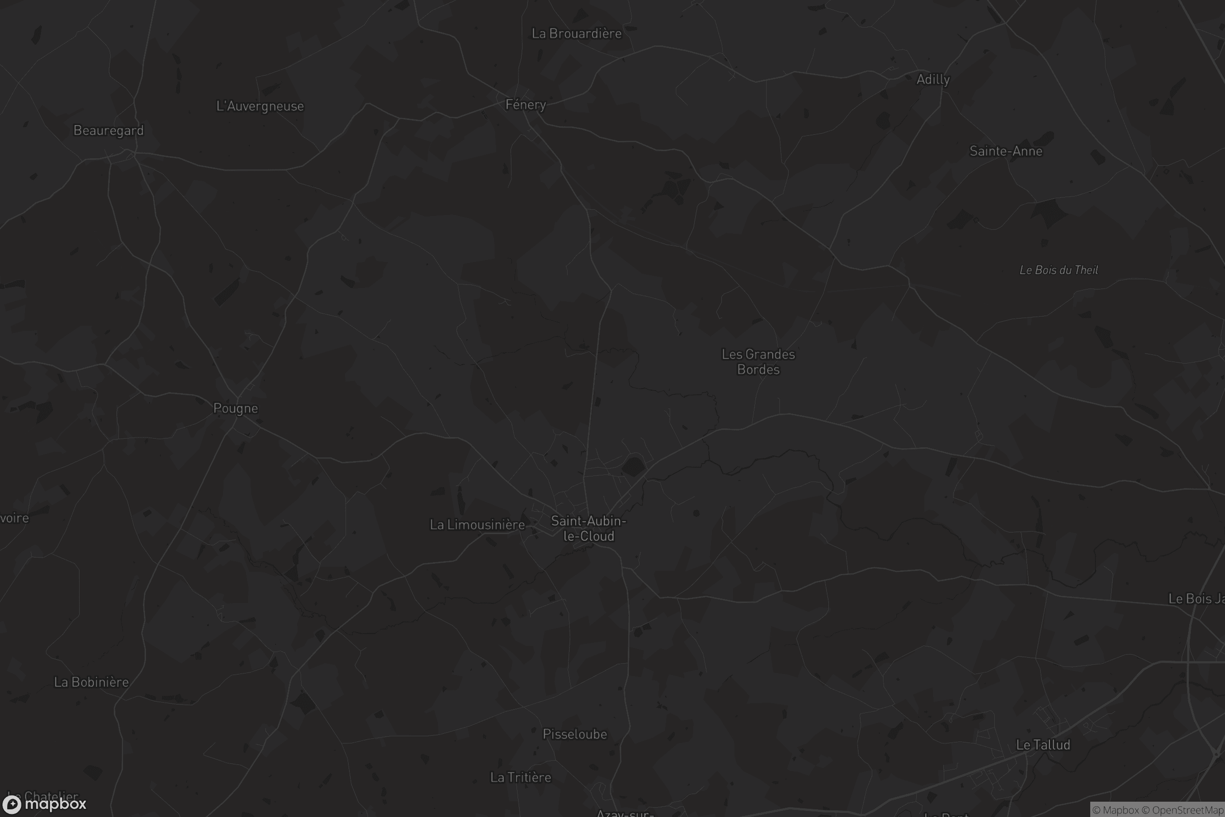 Carte de Saint-Aubin-le-Cloud