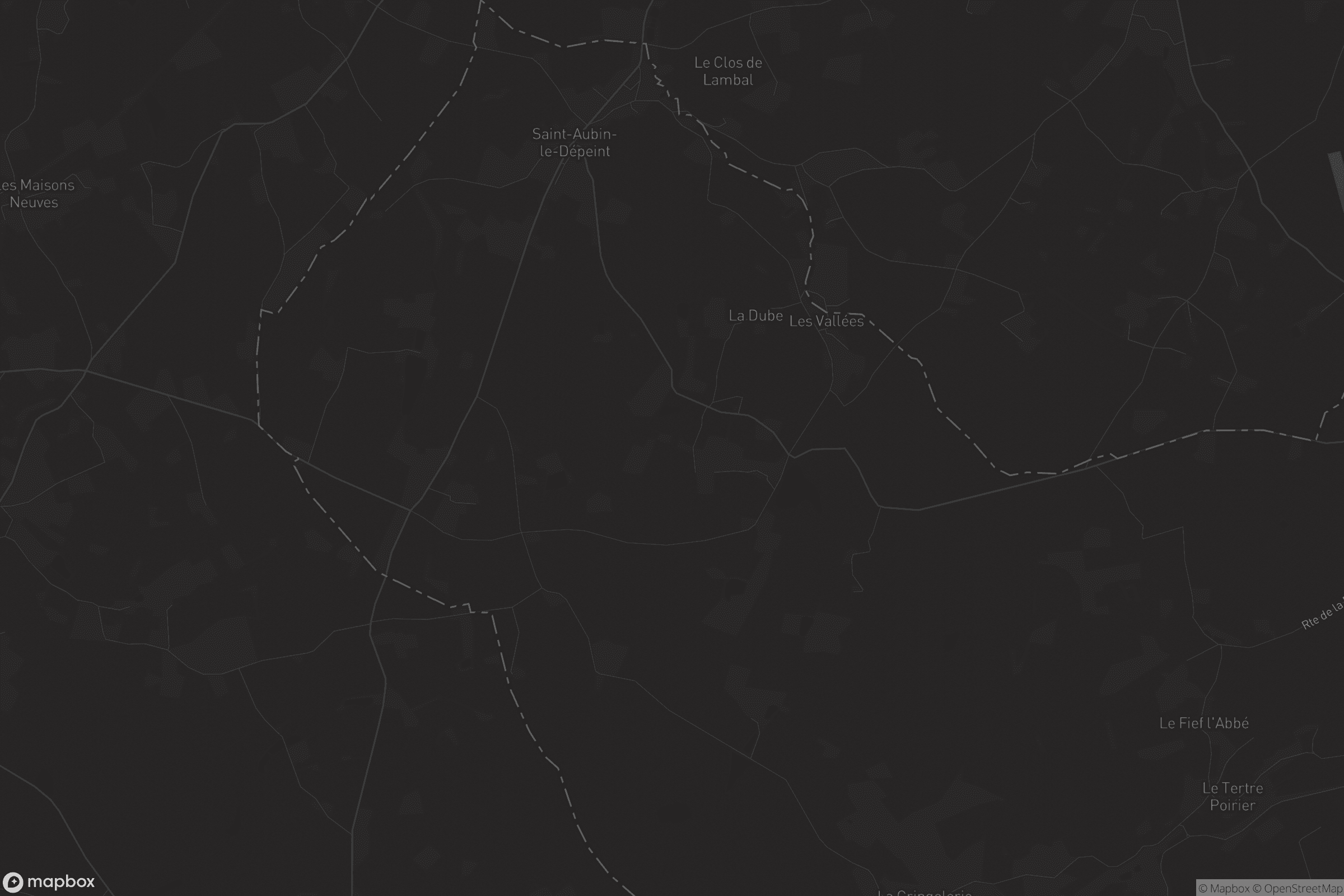 Carte de Saint-Aubin-le-Dépeint