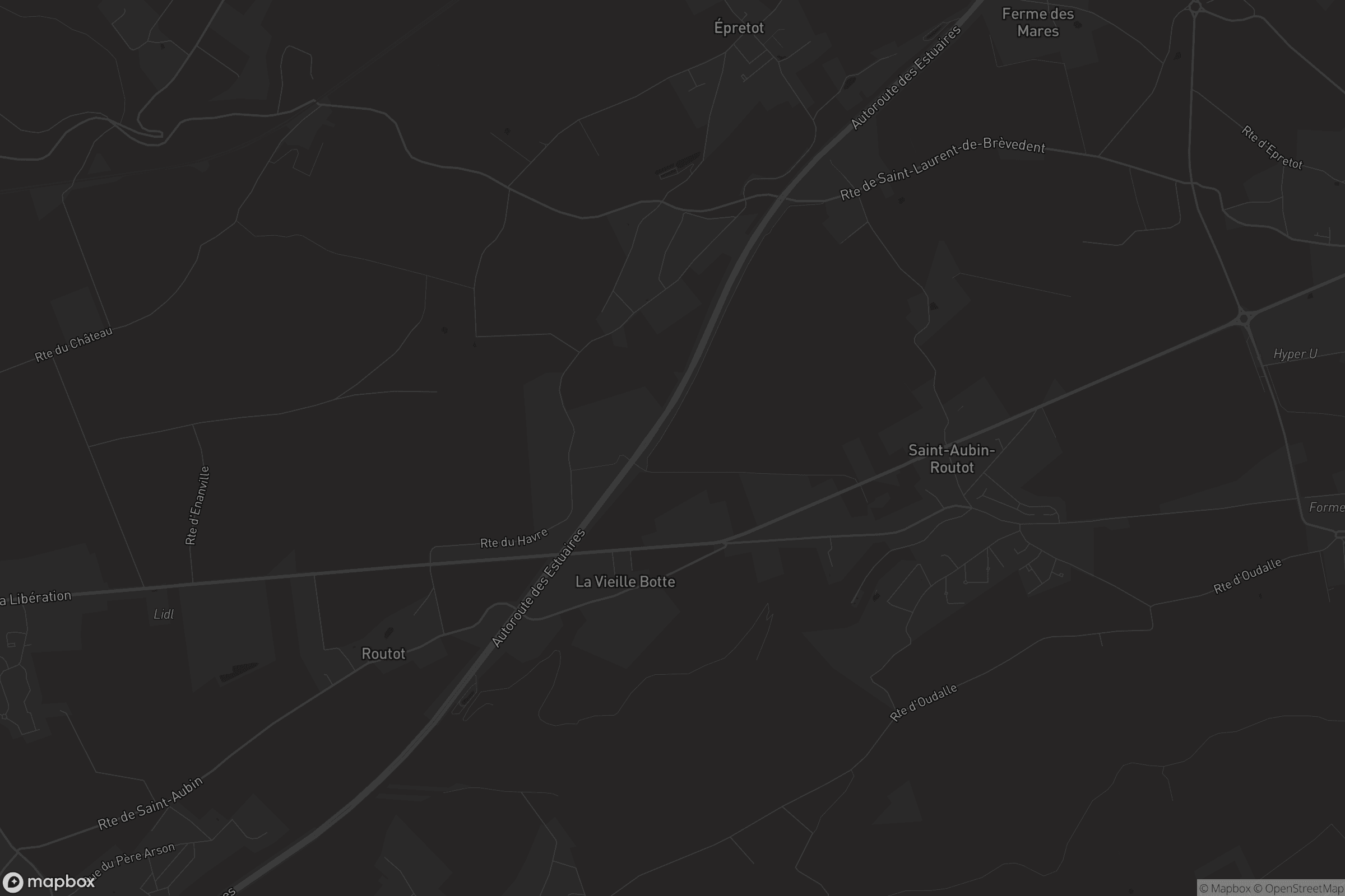 Carte de Saint-Aubin-Routot