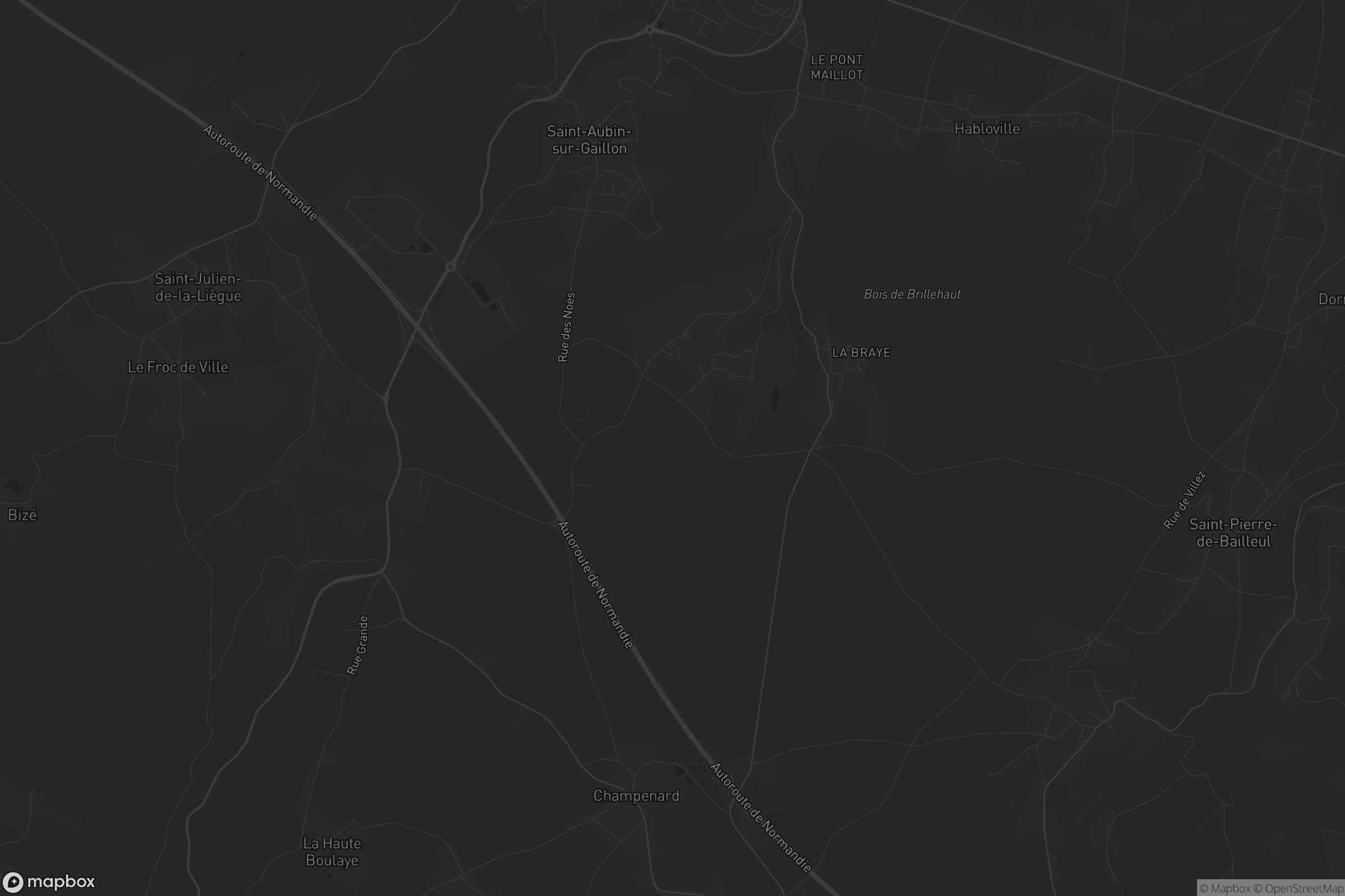 Carte de Saint-Aubin-sur-Gaillon