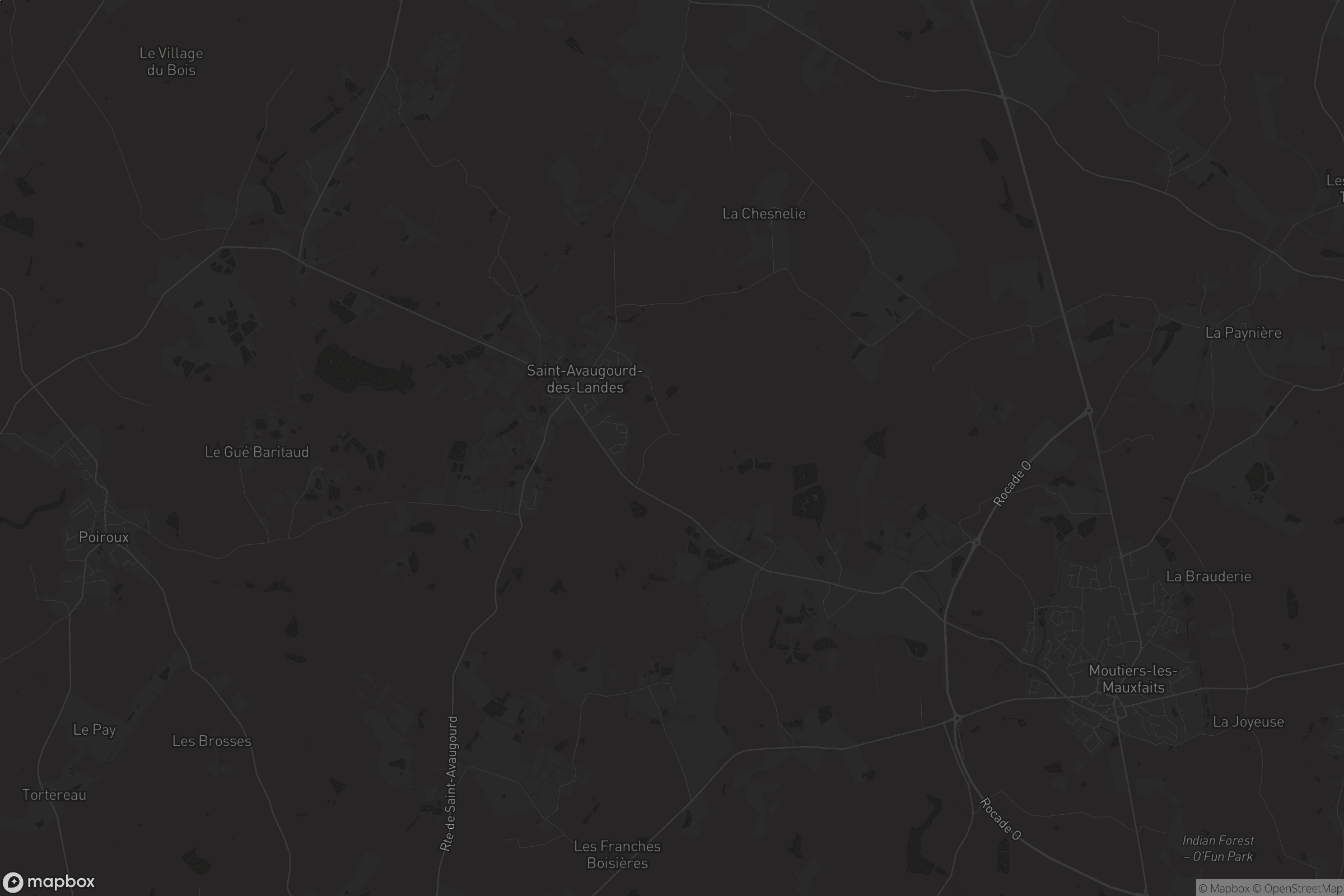 Carte de Saint-Avaugourd-des-Landes