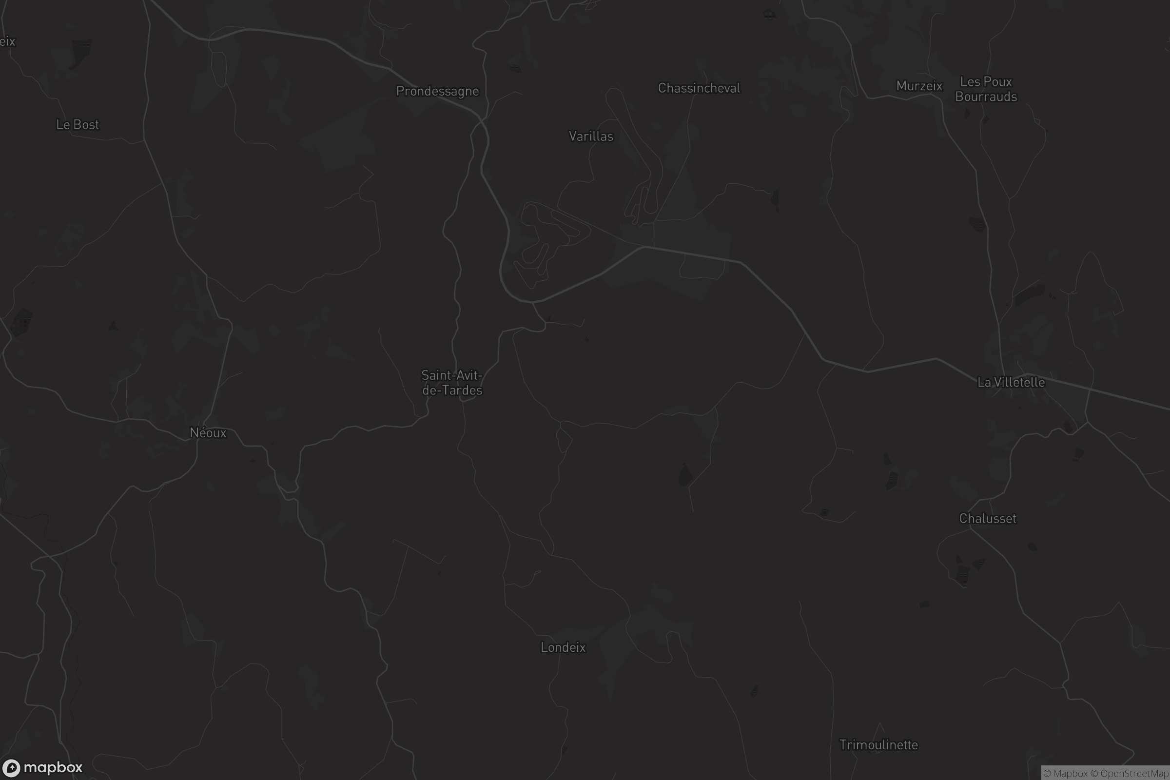 Carte de Saint-Avit-de-Tardes