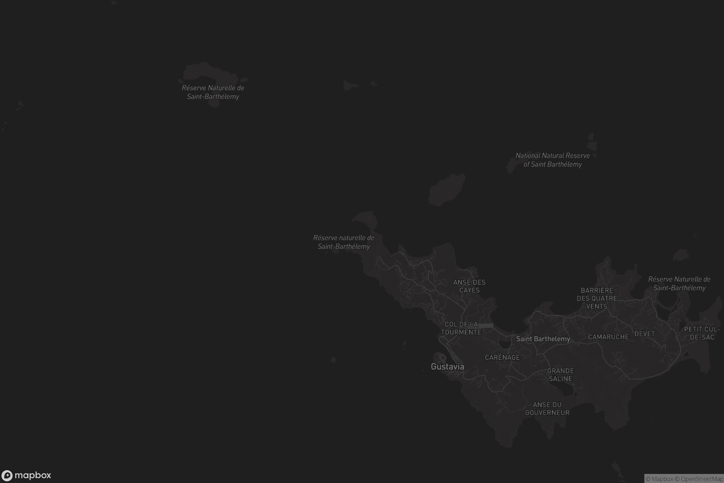 Carte de Saint-Barthélemy