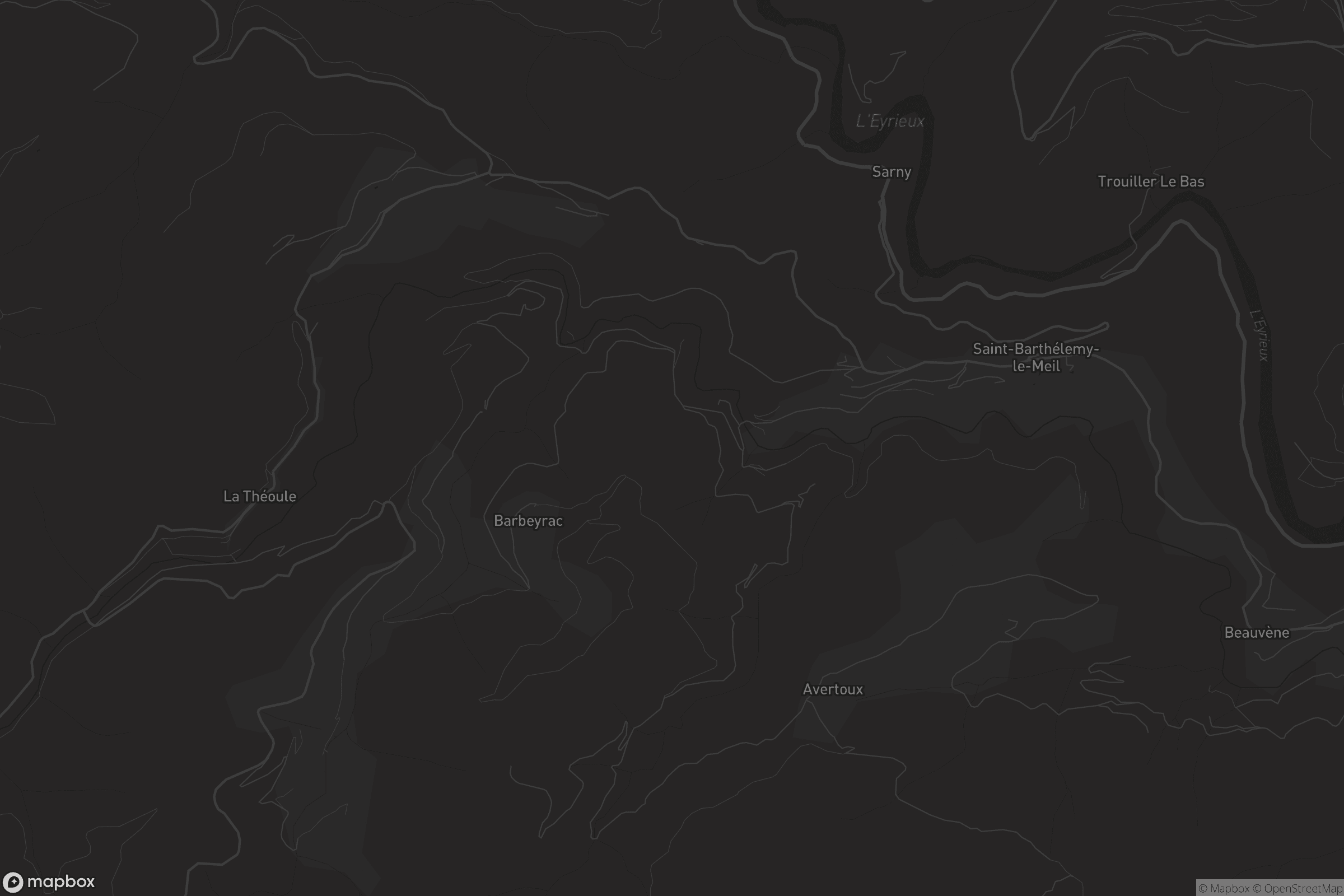 Carte de Saint-Barthélemy-le-Meil