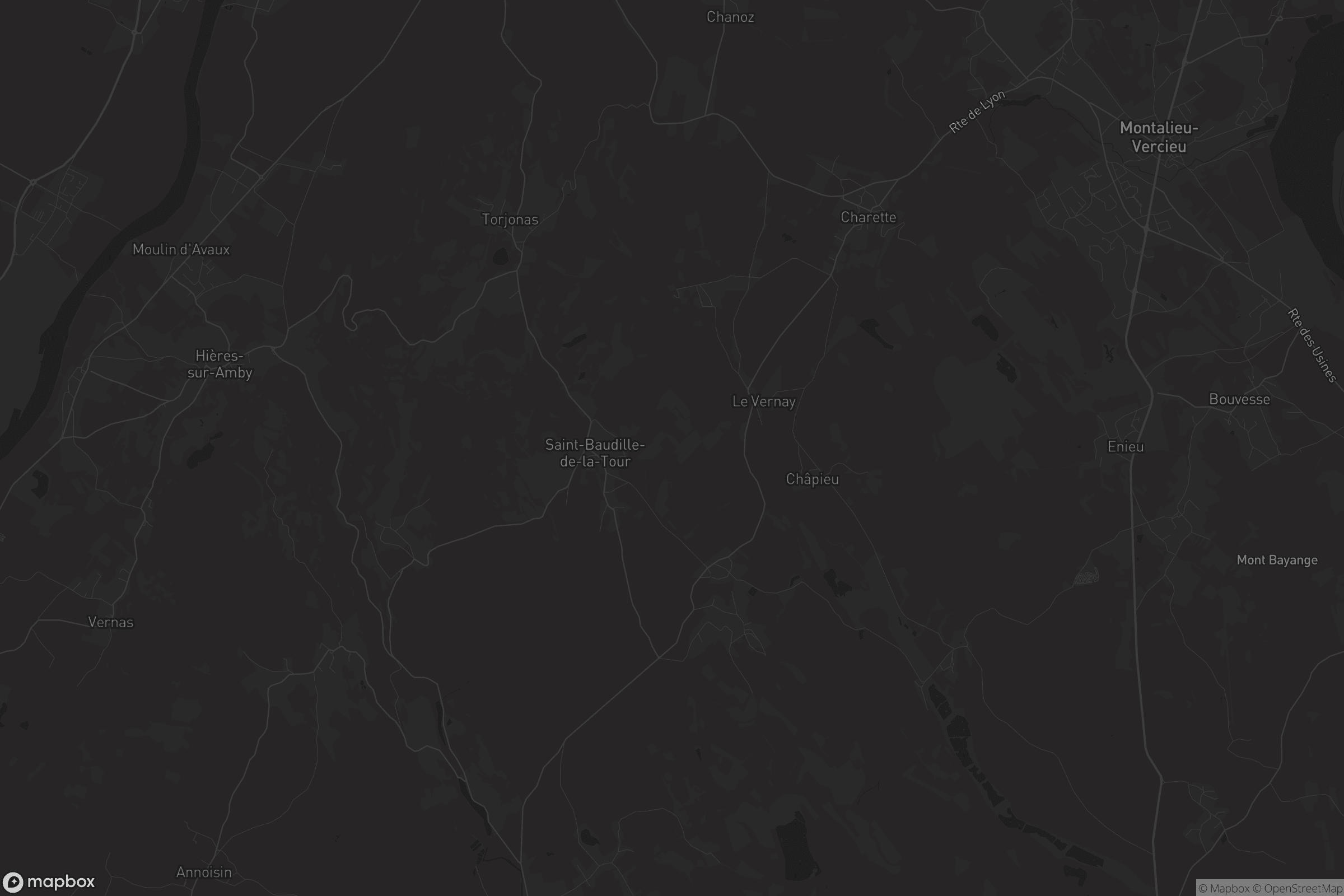 Carte de Saint-Baudille-de-la-Tour