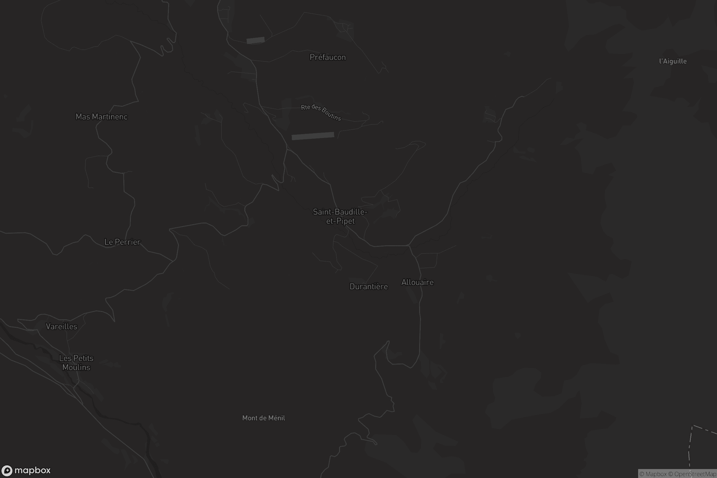 Carte de Saint-Baudille-et-Pipet