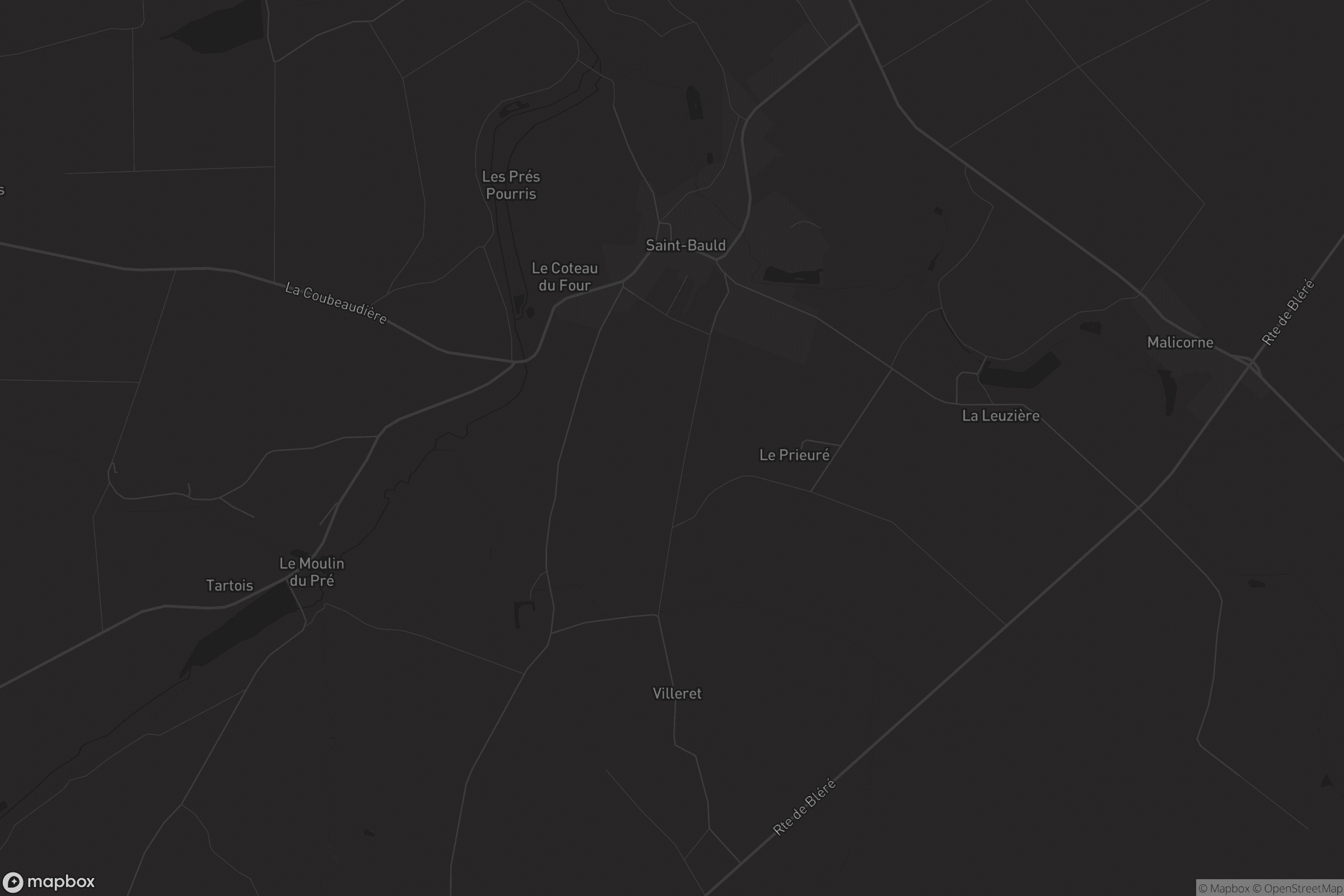 Carte de Saint-Bauld