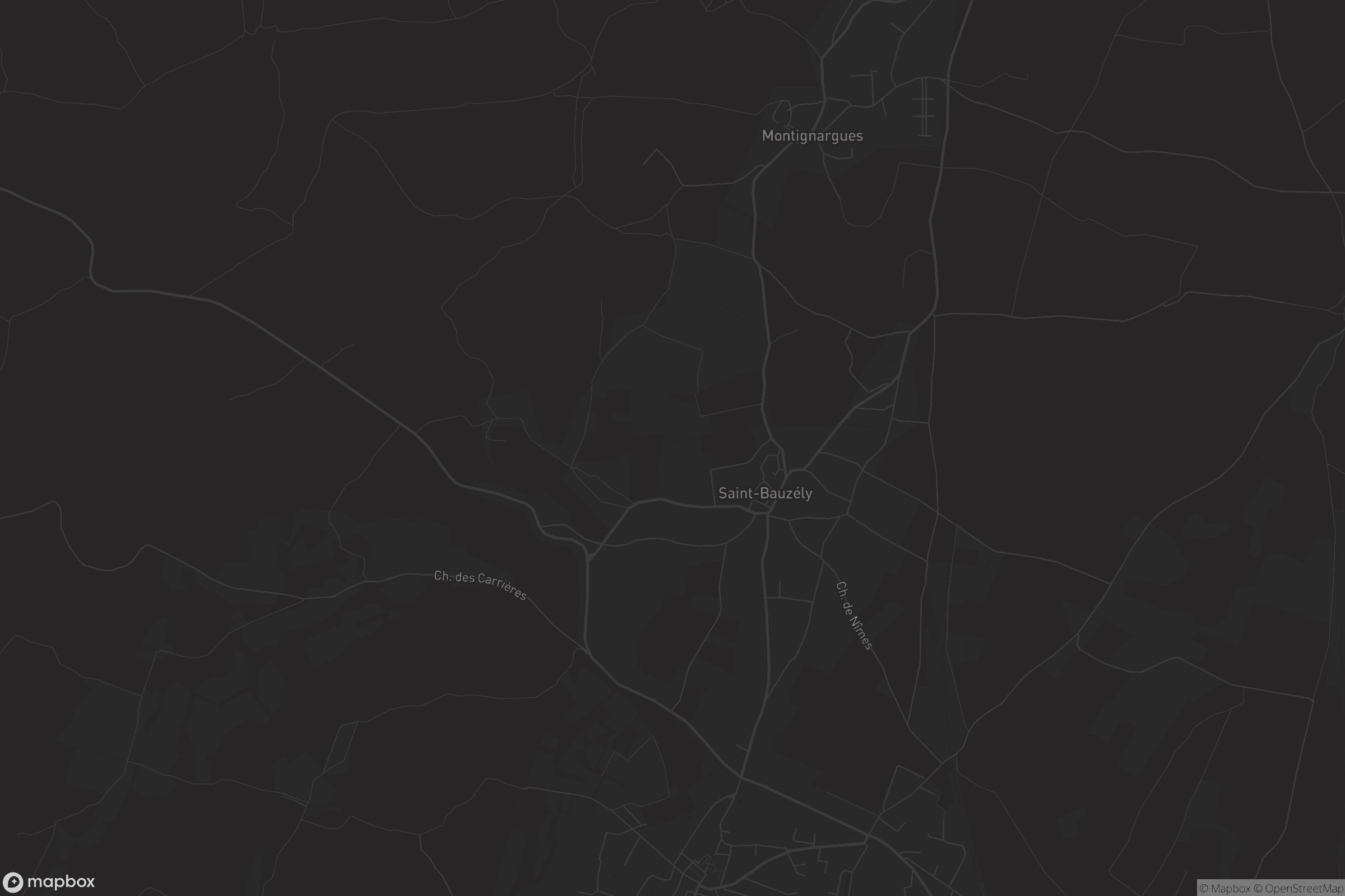 Carte de Saint-Bauzély