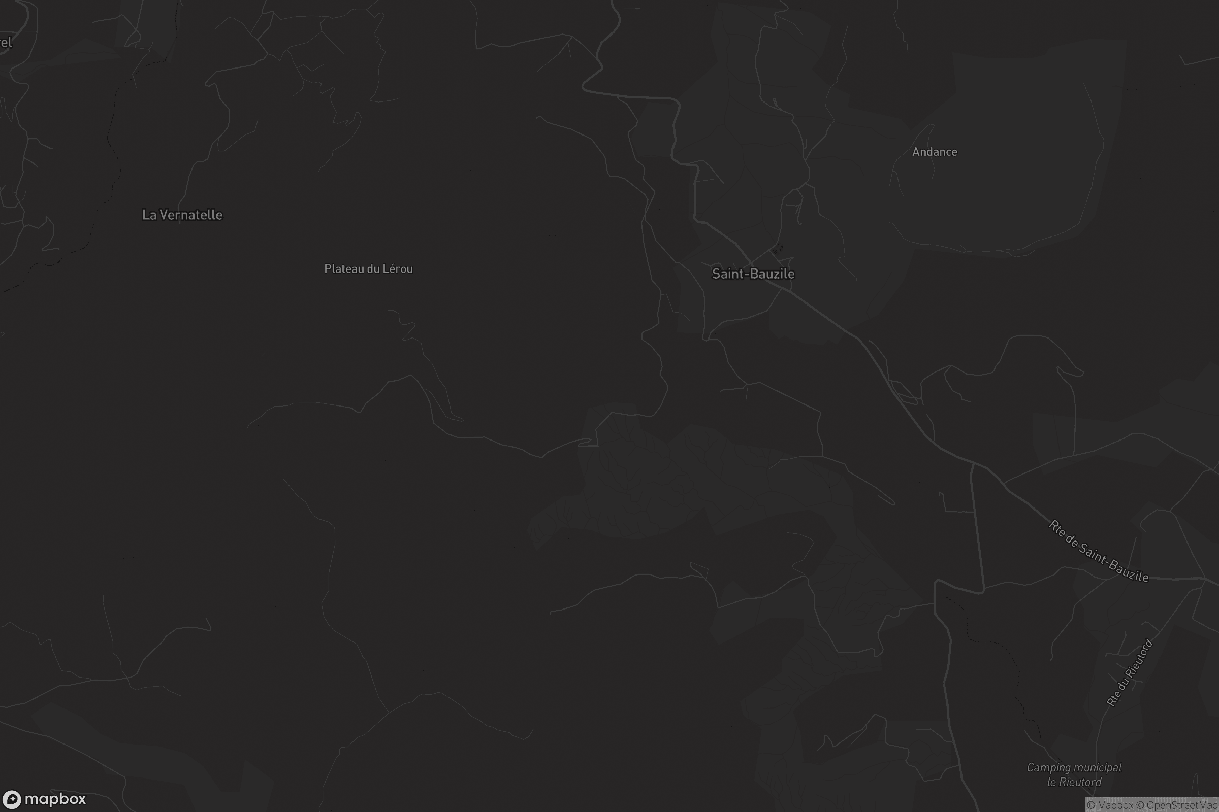 Carte de Saint-Bauzile