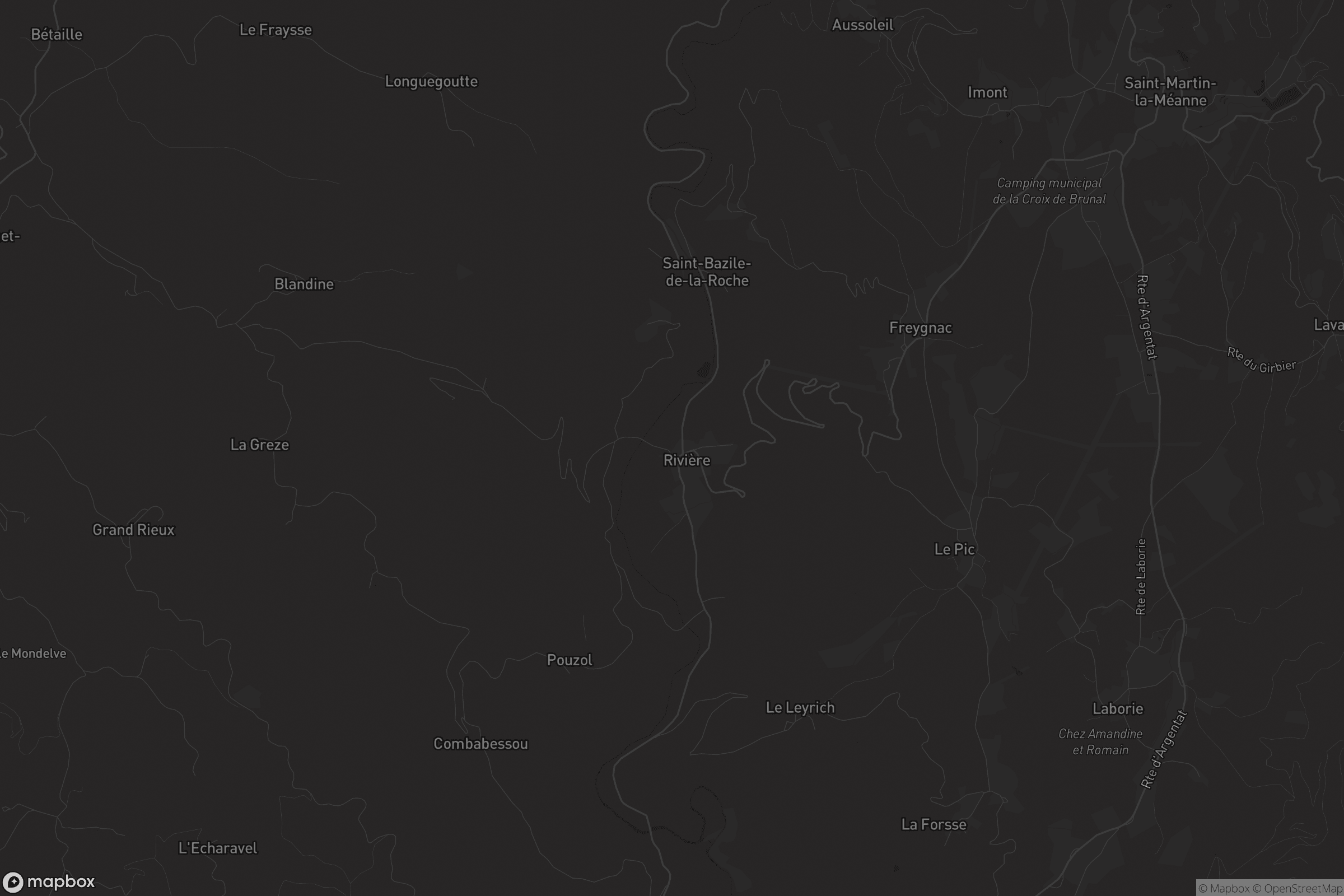 Carte de Saint-Bazile-de-la-Roche