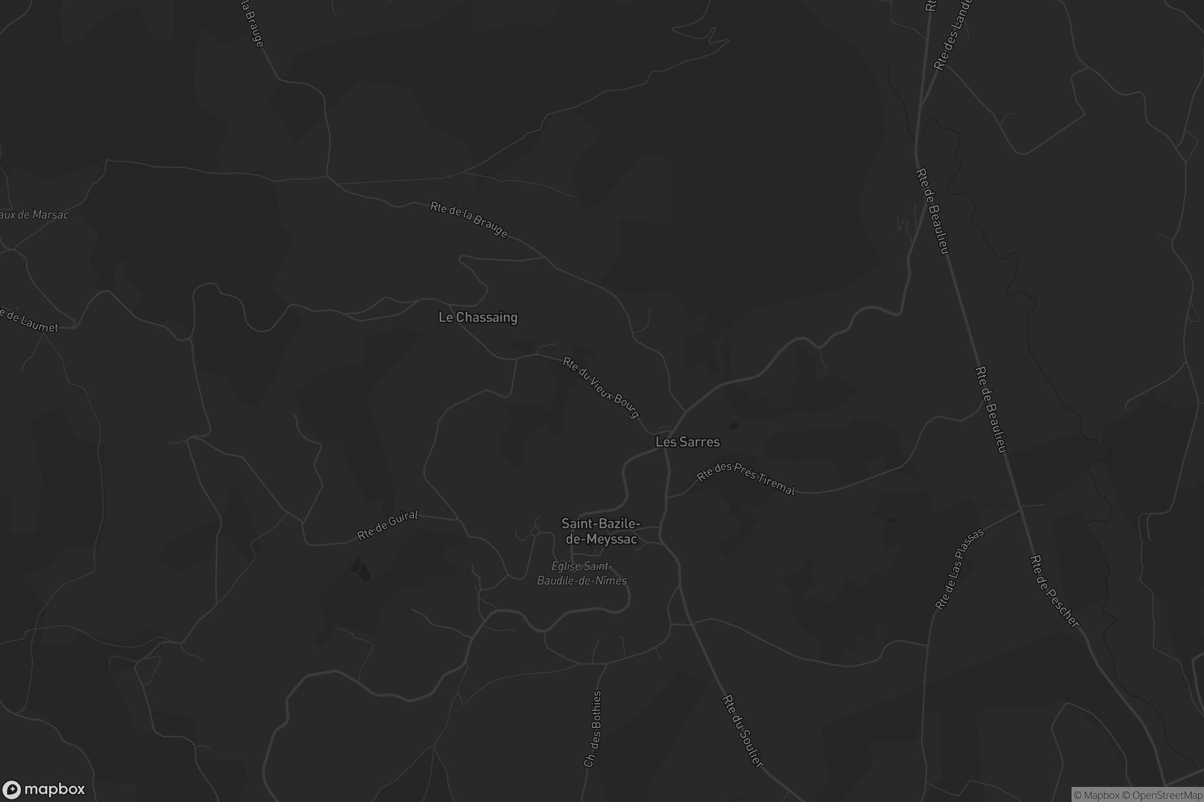 Carte de Saint-Bazile-de-Meyssac